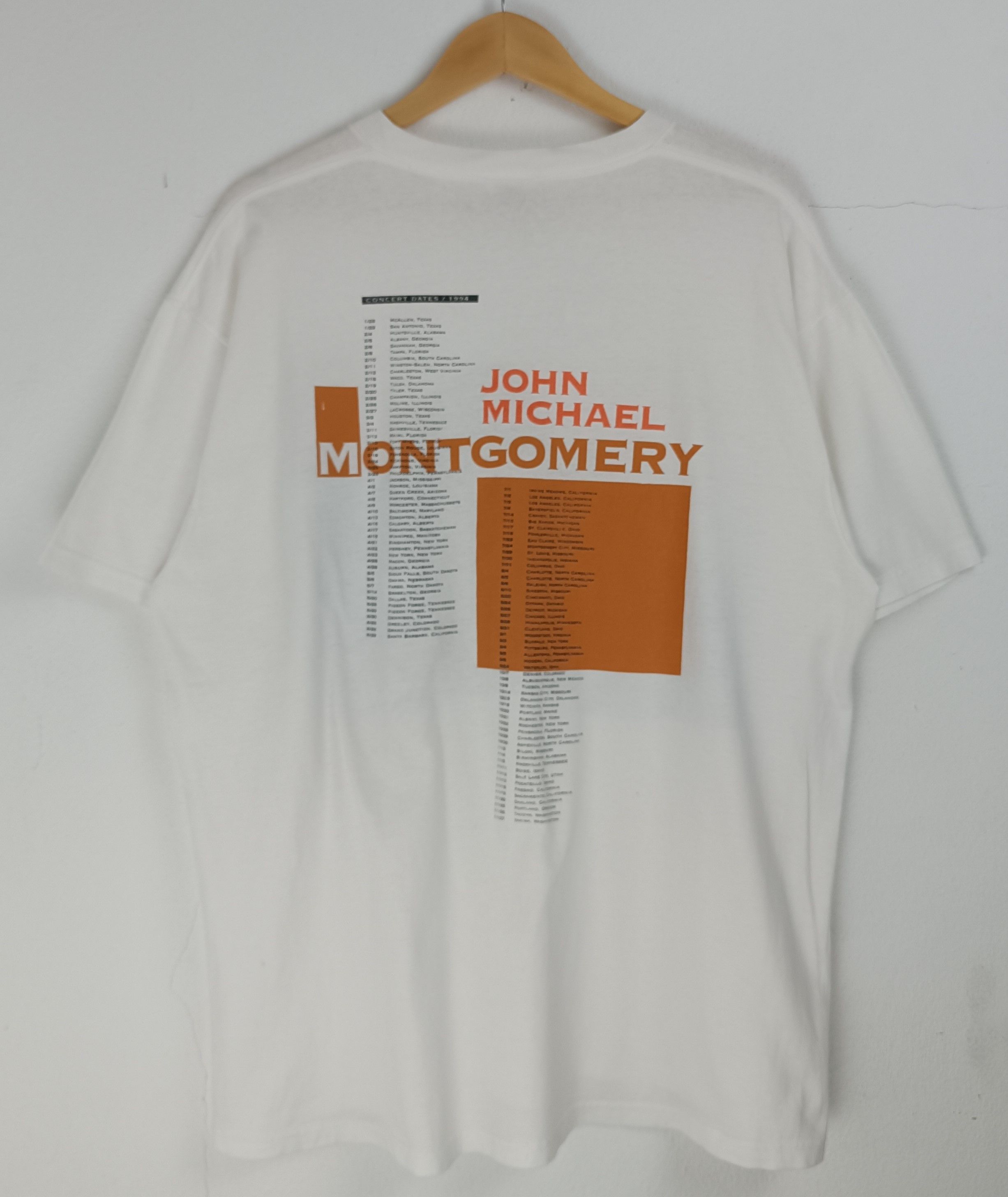 Country Road VINTAGE 1994 JOHN MICHAEL MONTGOMERY TOUR COUNTRY SINGER Size US XL / EU 56 / 4 - 4 Thumbnail