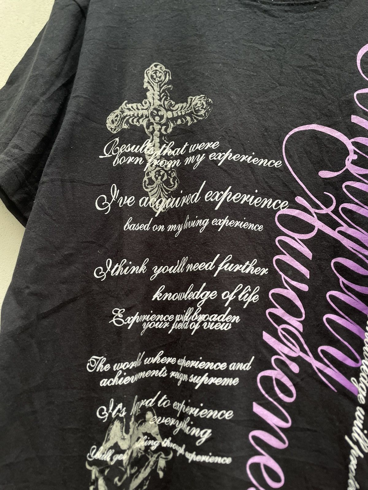 20471120 Vkei Style Beaumont Car Poem Croos Tees Size US M / EU 48-50 / 2 - 3 Thumbnail