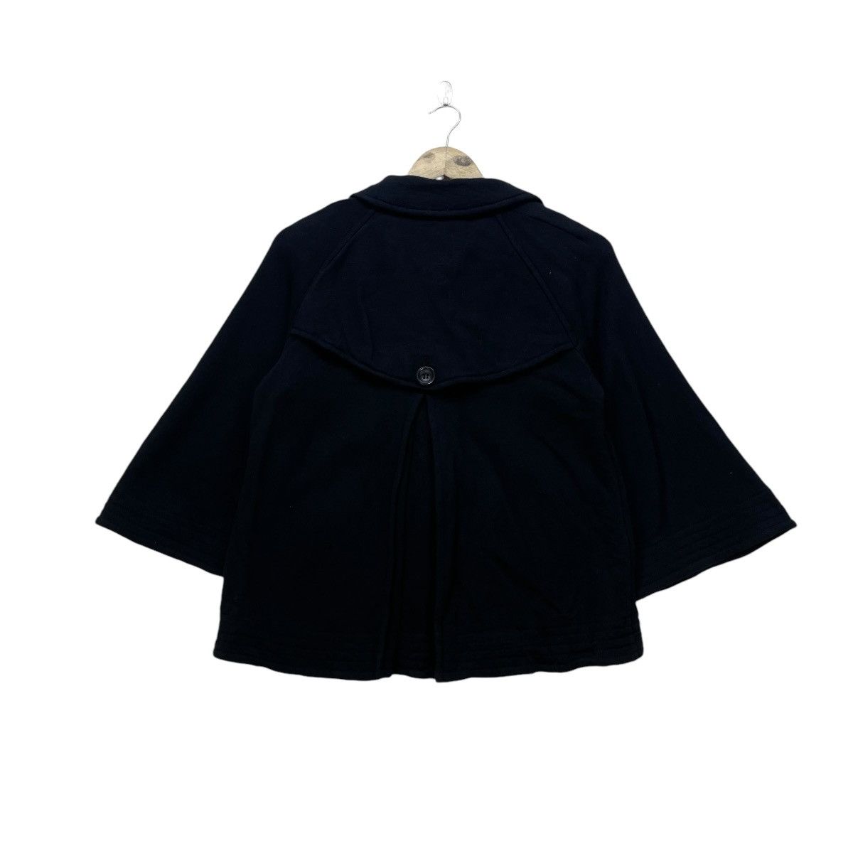 ATSURO TAYAMA × Designer × Japanese Brand 💥Japan Designer Atsuro Tayama Crop Drape Jacket Size M / US 6-8 / IT 42-44 - 2 Thumbnail