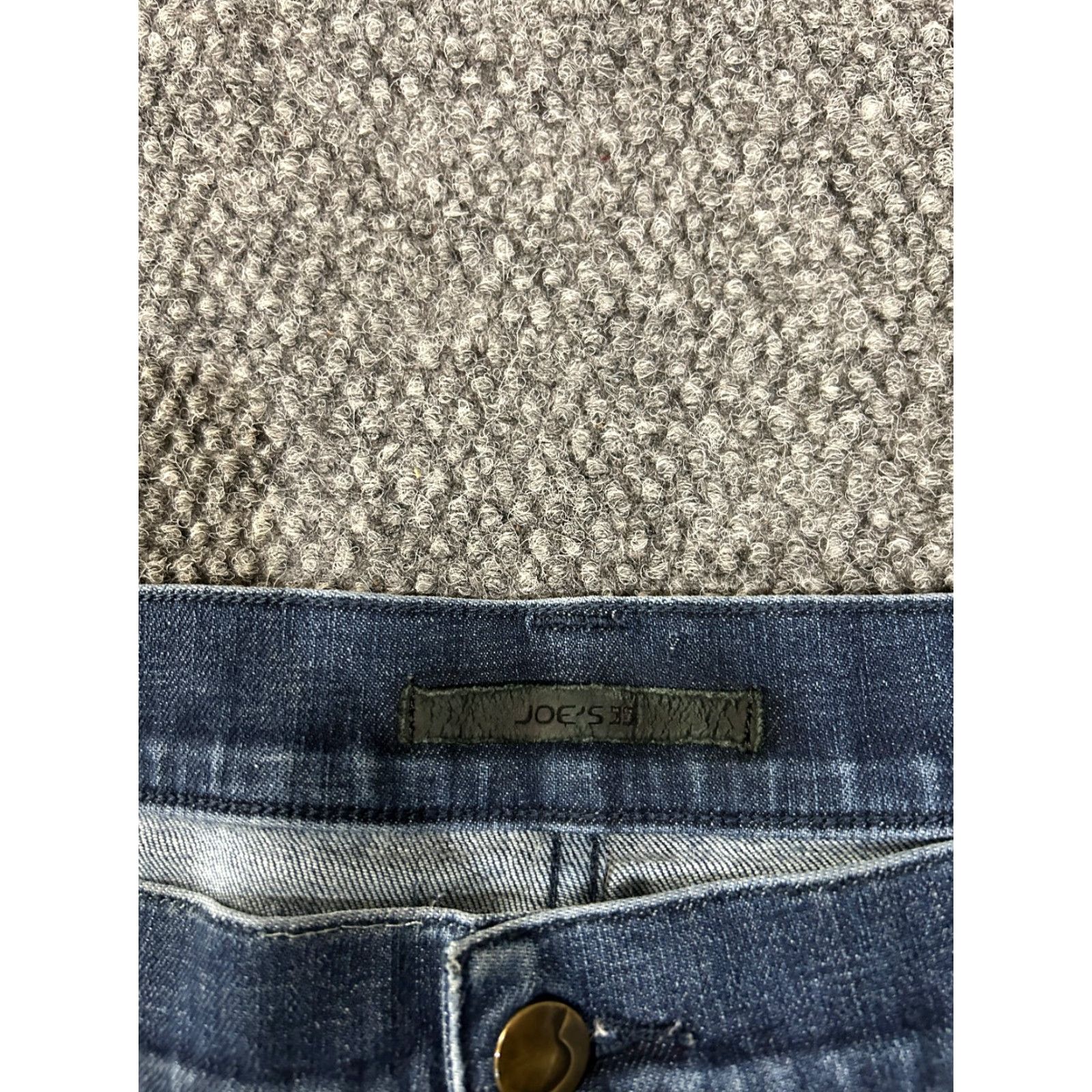 Vintage Joe’s Jeans Mens 40x33 Jeans Dark Blue Classic Straight Leg 5-Pocket Denim Stretch Regular Inseam 33 Size US 40 / EU 56 - 4 Thumbnail