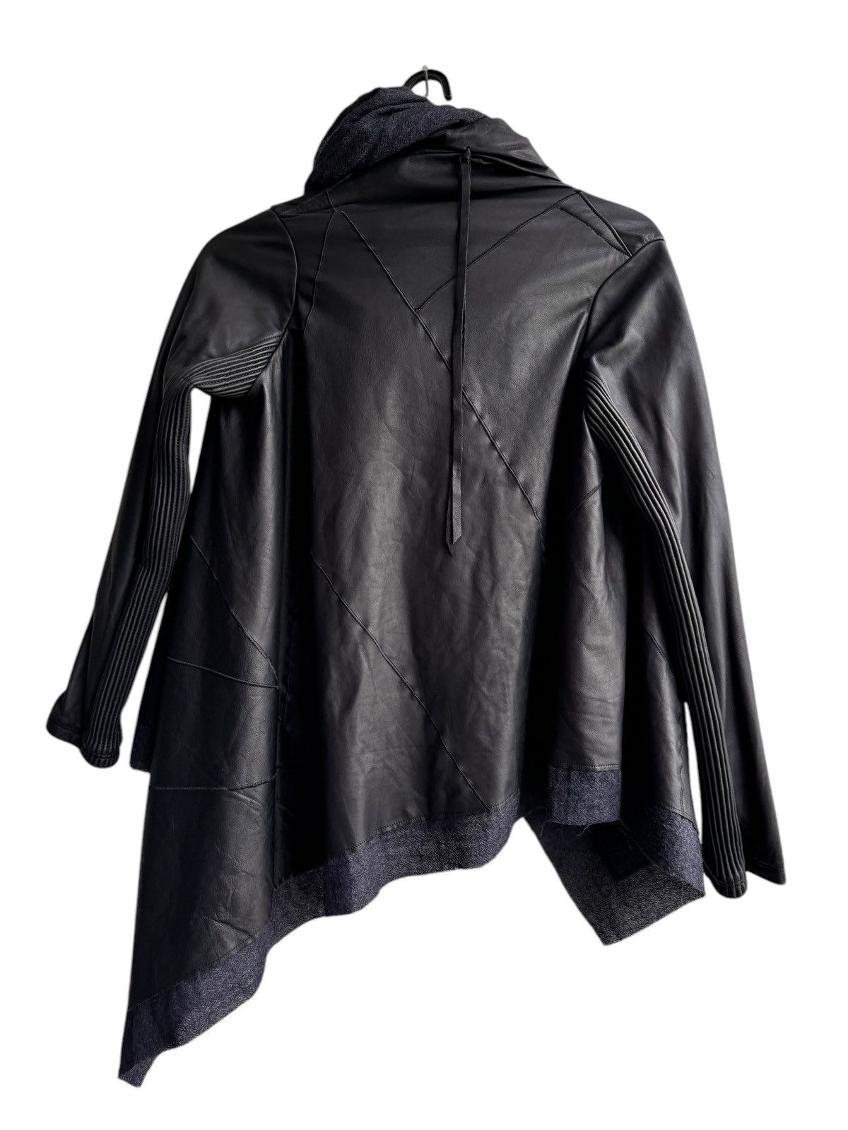 If Six Was Nine Avant Garde Obelisk Leather Jacket Size US XS / EU 42 / 0 - 2 Thumbnail