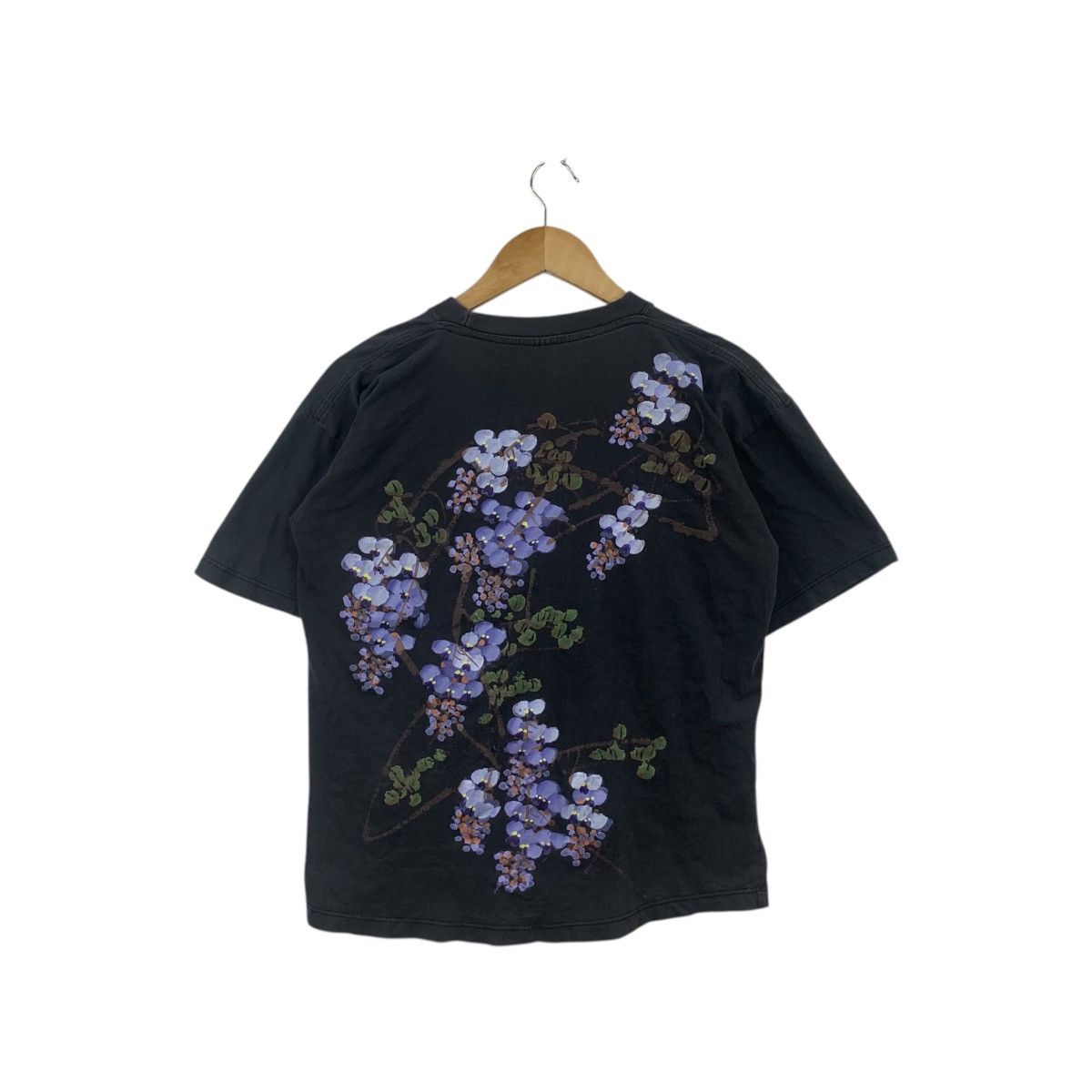 Vintage Vintage JAPAN TRADITIONAL ORCHID Floral Flower Tee Shirt Top Size S / US 4 / IT 40 - 5 Thumbnail