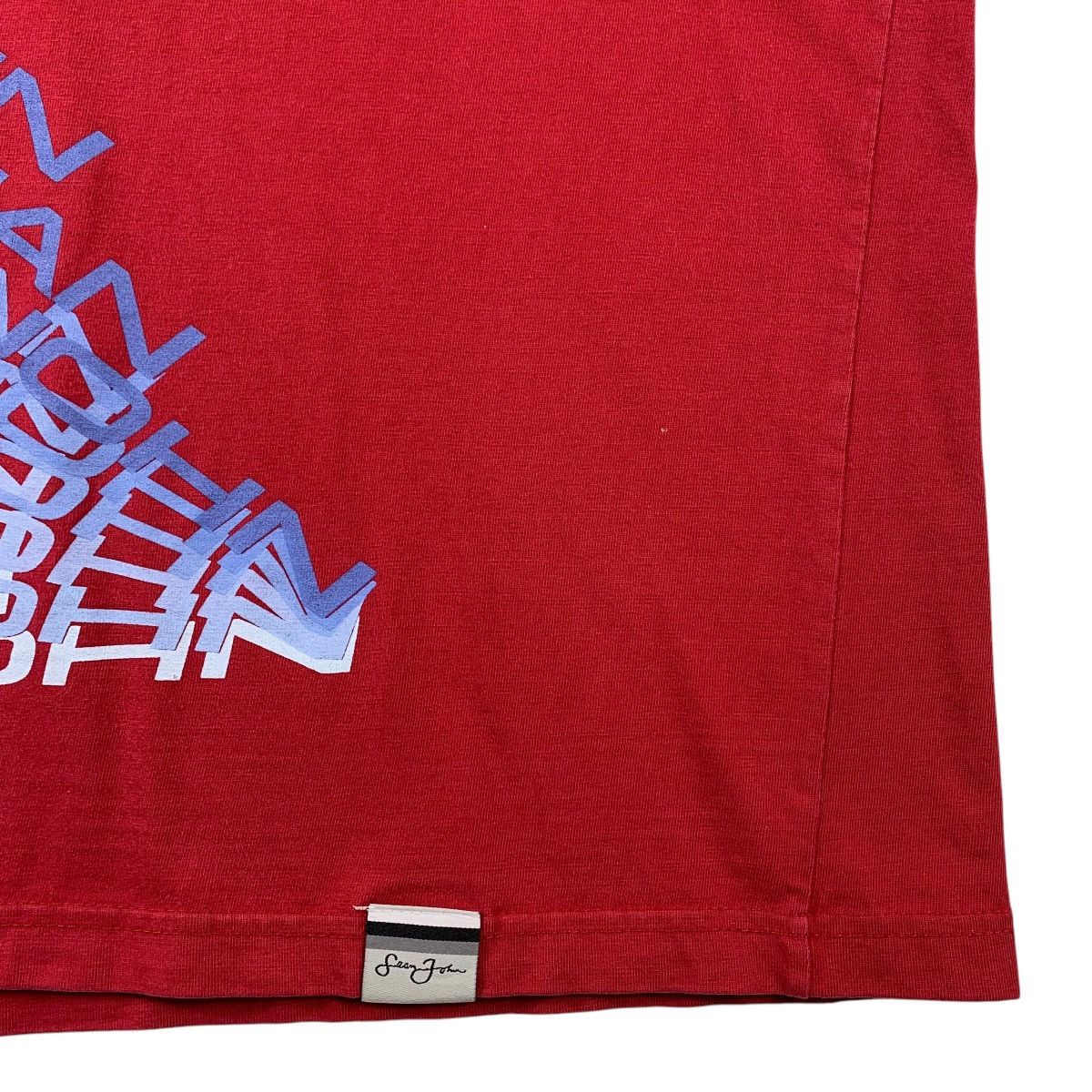 Sean John Vintage SEAN JOHN printed spellout big red tee Size US XXL / EU 58 / 5 - 8 Thumbnail
