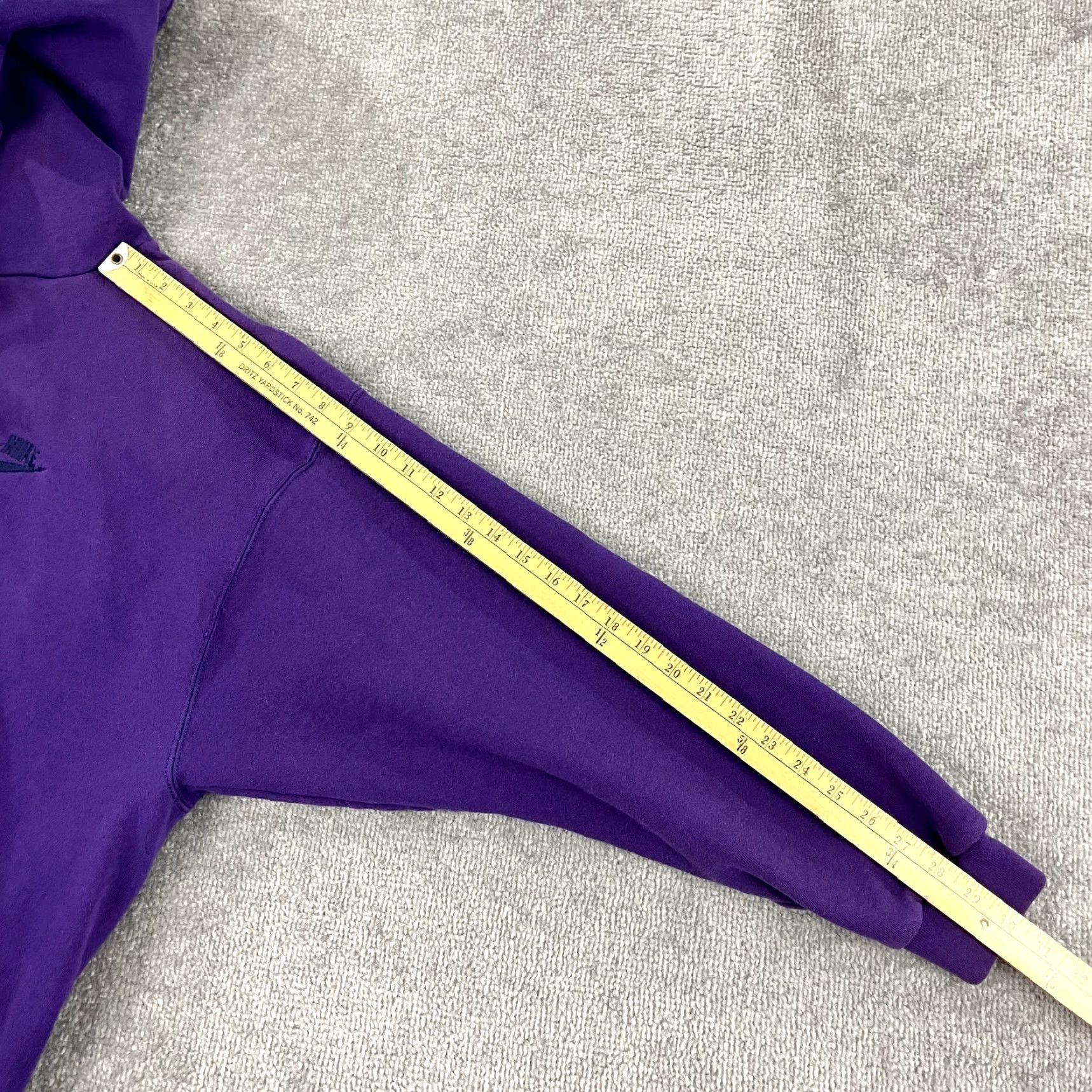 Nike Vintage Nike Hoodie Mens XL Purple Sweatshirt Pullover Retro Swoosh Check 90s Size US XL / EU 56 / 4 - 7 Thumbnail