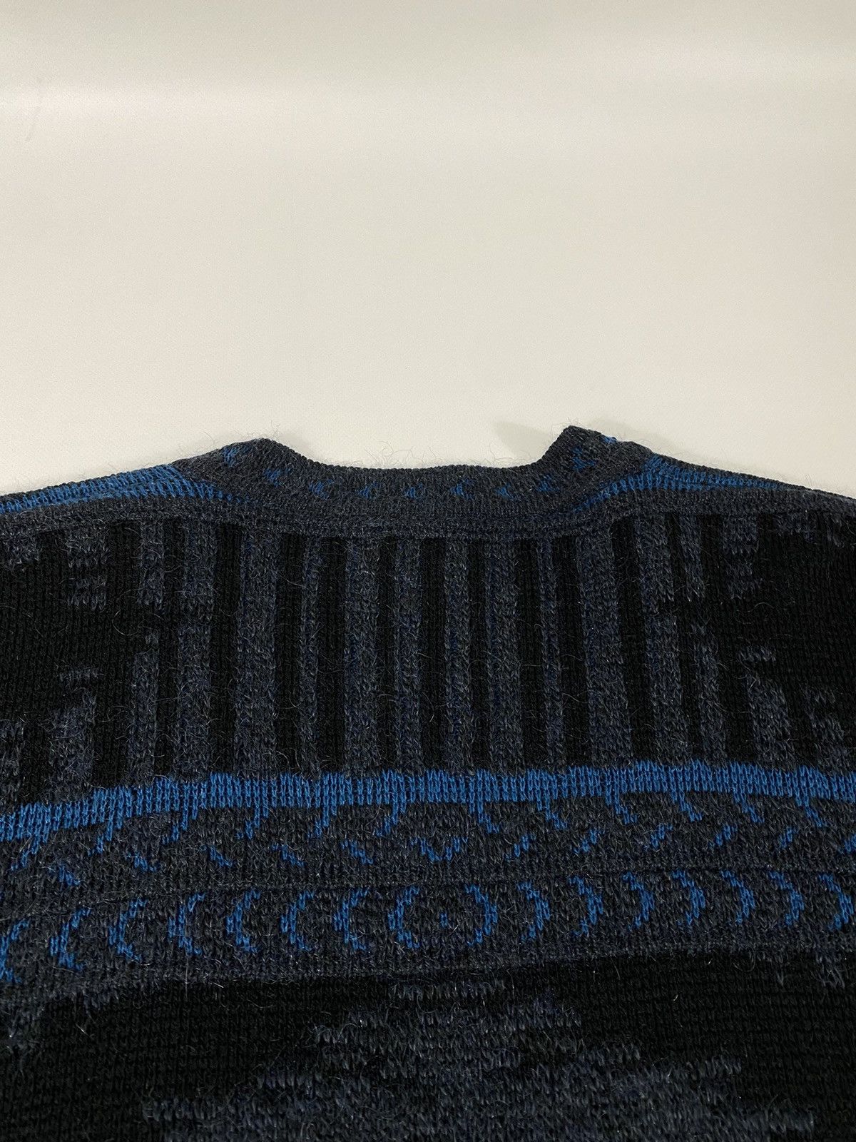 Vintage 🔥LASTDROP🔥 90s Carletti Roma Wool Abstract Cardigan Sweater Size US XL / EU 56 / 4 - 11 Thumbnail