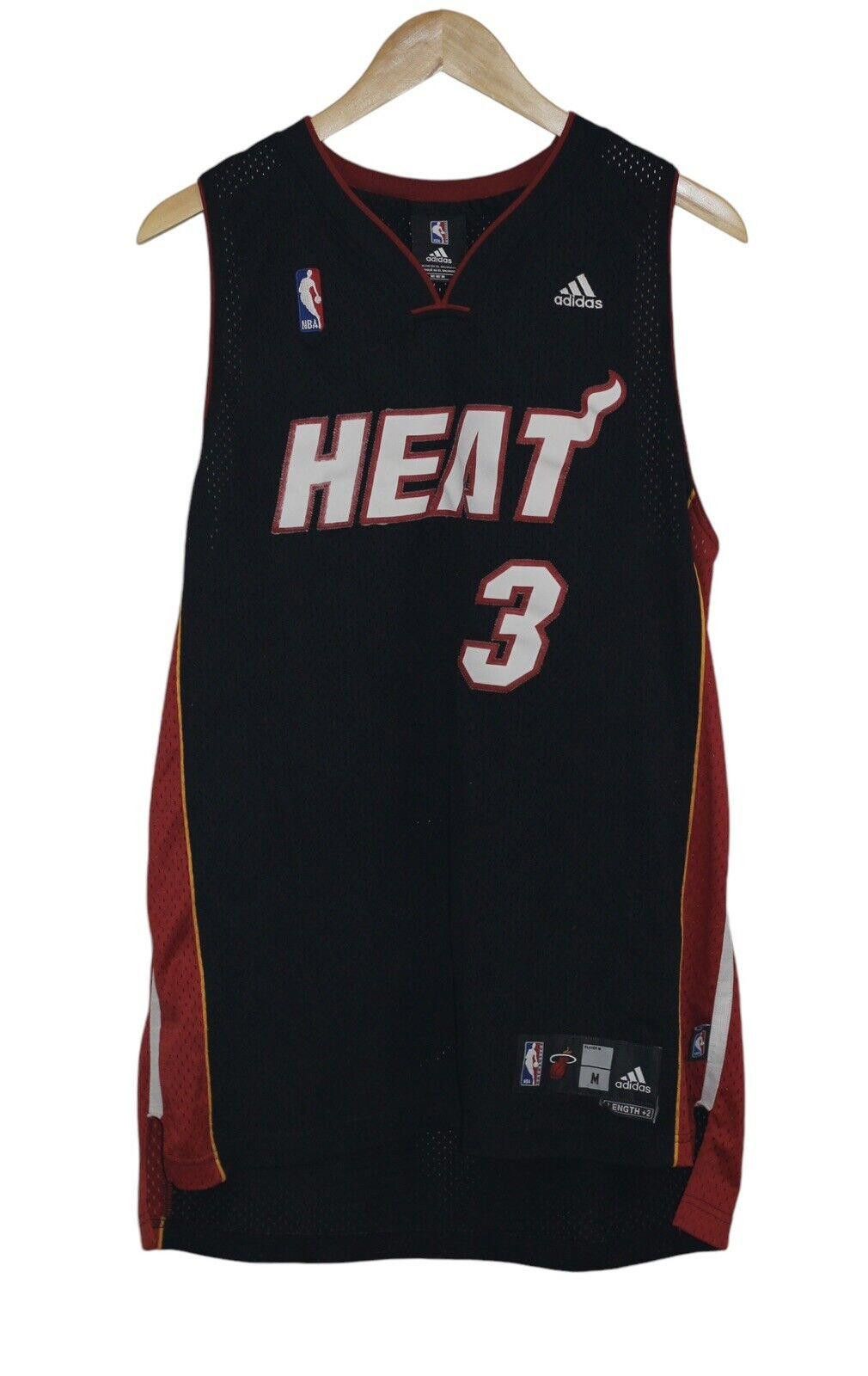 Adidas Adidas Miami Heat Dwayne Wade Jersey Size Medium Size ONE SIZE - 1 Thumbnail