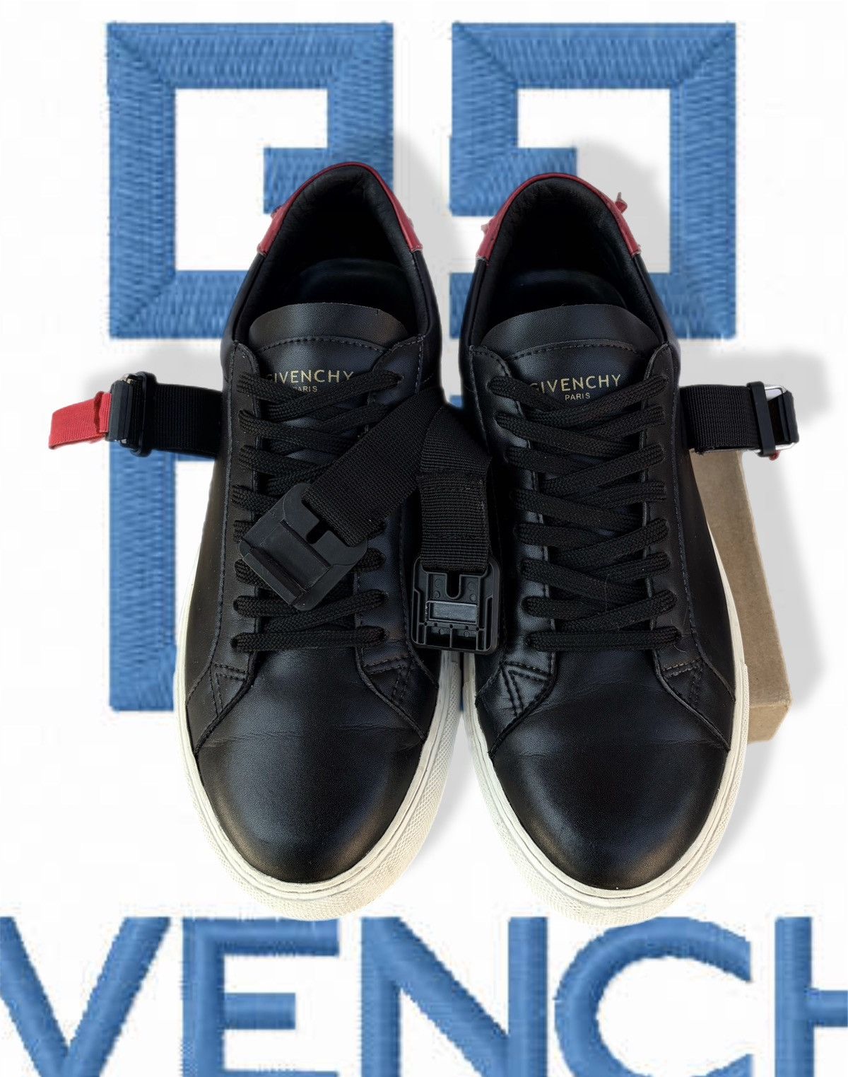 Givenchy Givenchy Urban Street Strap Low Top Leather Sneakers Men's Size US 11 / EU 44 - 7 Thumbnail