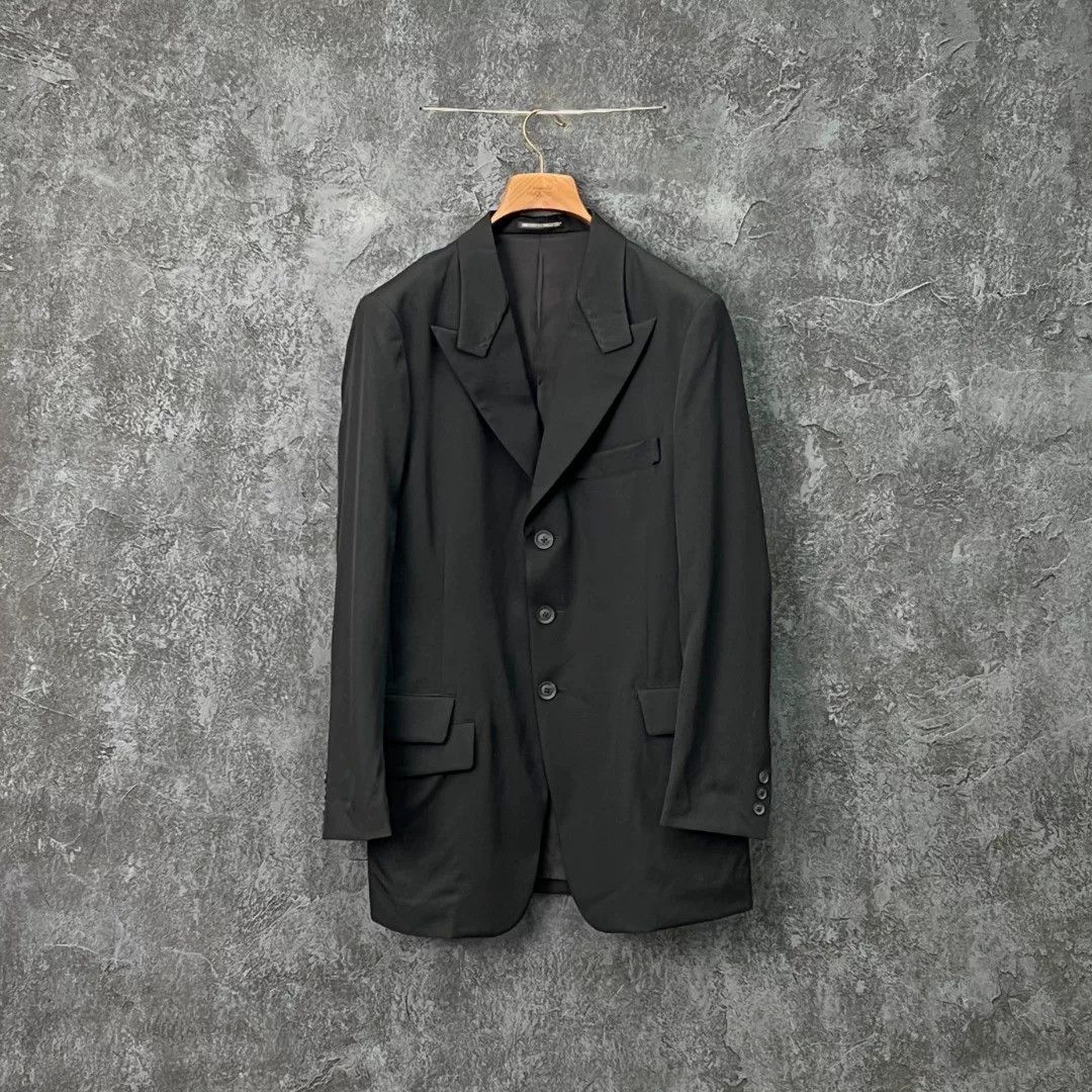 Yohji Yamamoto Yohji Yamamoto Wool Black Suit 2and3 Men Size 40R - 1 Thumbnail