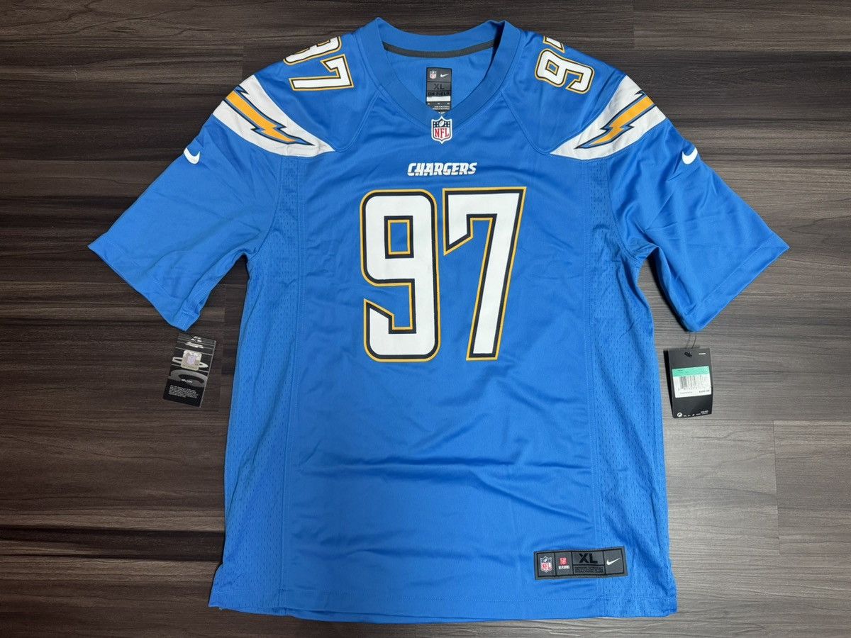 Nike Los Angeles Chargers Joey Bosa #97 NFL On Field Game Jersey Size US XL / EU 56 / 4 - 1 Thumbnail