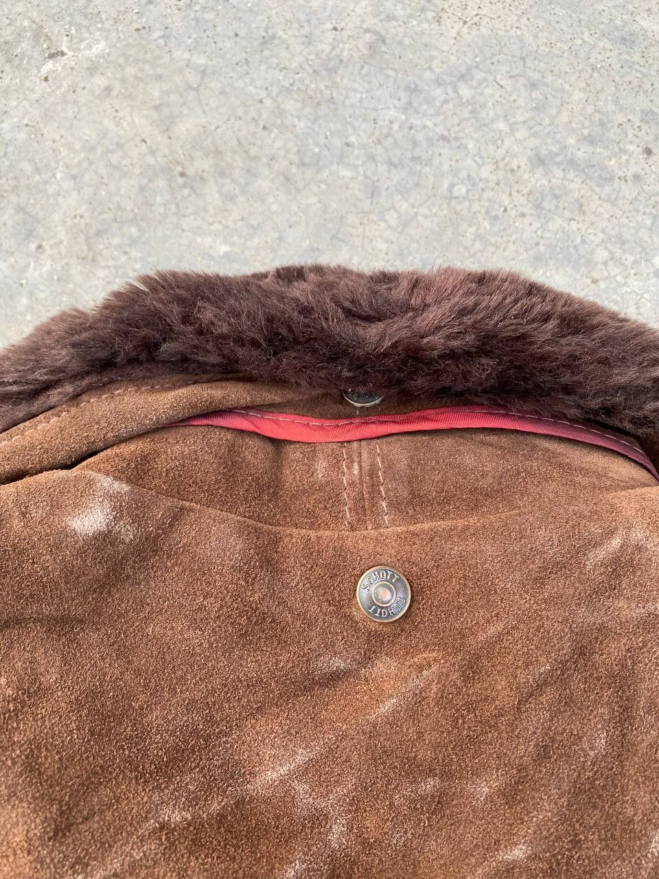 Schott Vintage Schott NYC USA Sherpa Suede Jackets Size S / US 4 / IT 40 - 7 Thumbnail