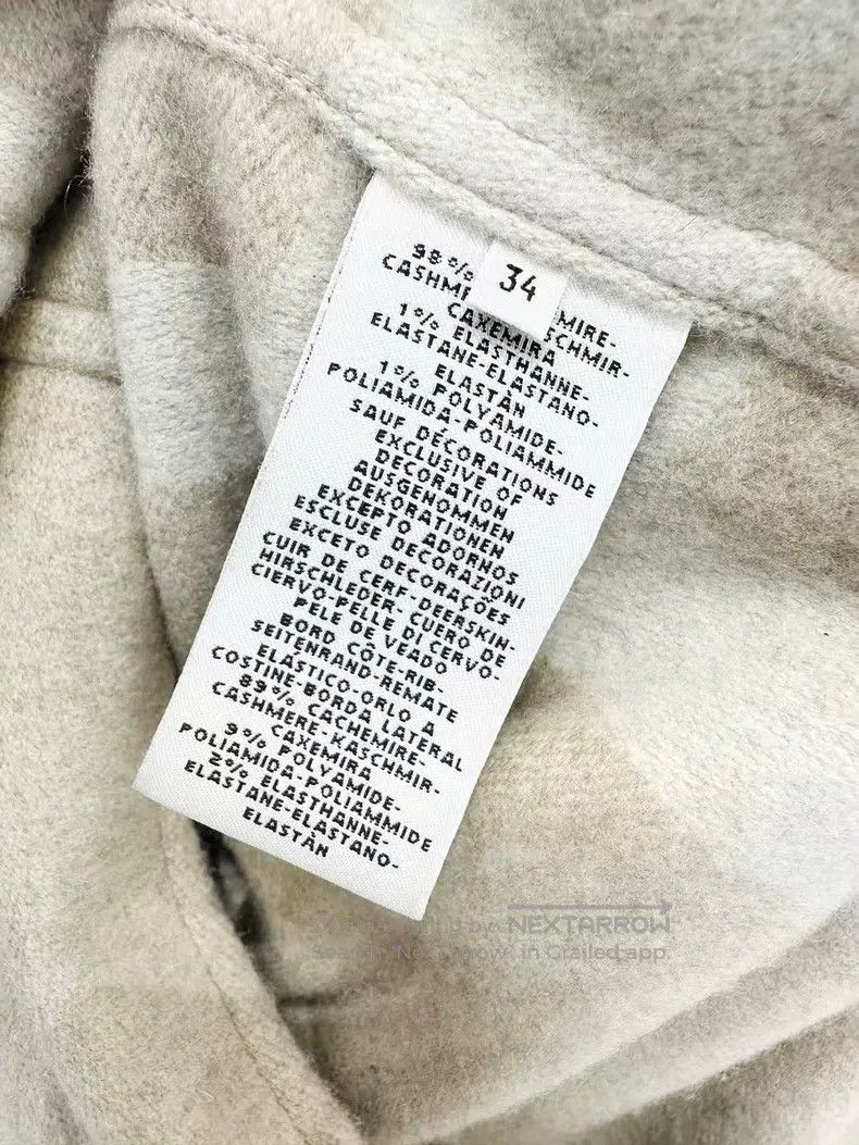 Hermes Hermes Cashmere and Leather Coat Size XXS / US 00 / IT 34 - 8 Thumbnail