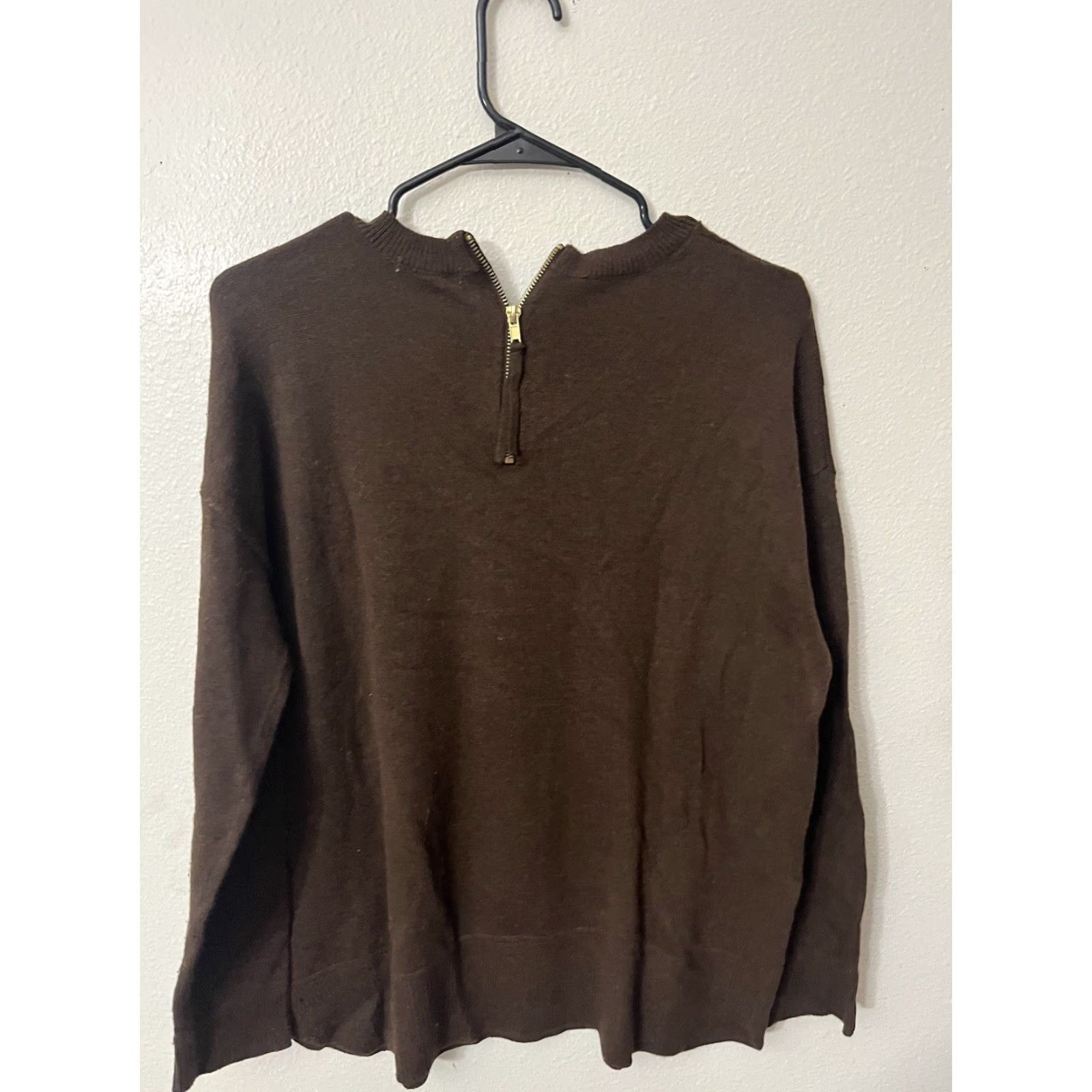 H&M H&M Conscious Womens Pullover Sweater Brown Long Sleeve Crew Neck M Wool Blend Size M / US 6-8 / IT 42-44 - 3 Thumbnail