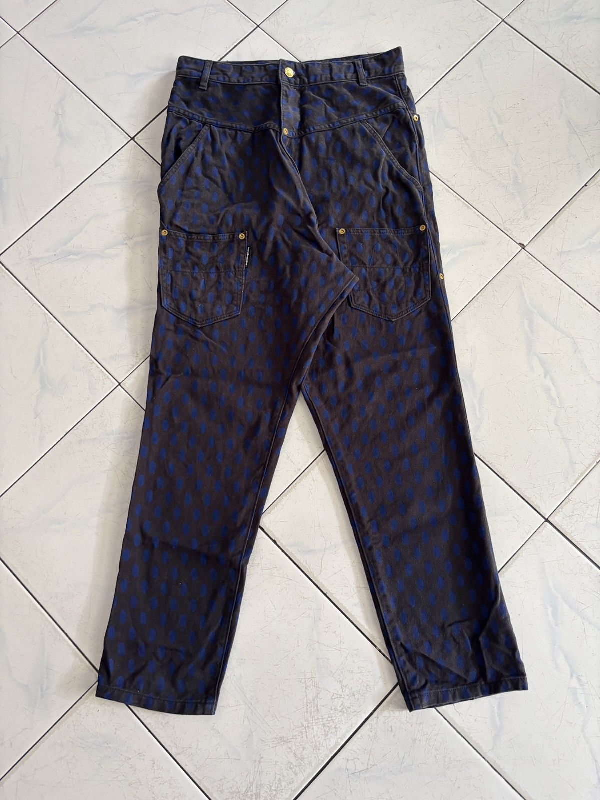Issey Miyake 🔥Archival Mercibeaucoup Polka Dot Balloon Pants Size US 30 / EU 46 - 2 Thumbnail