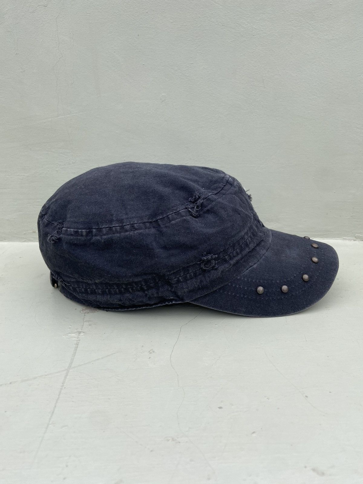 If Six Was Nine 2000s vtg bat skull ditsetressed patrol hat Size ONE SIZE - 5 Thumbnail
