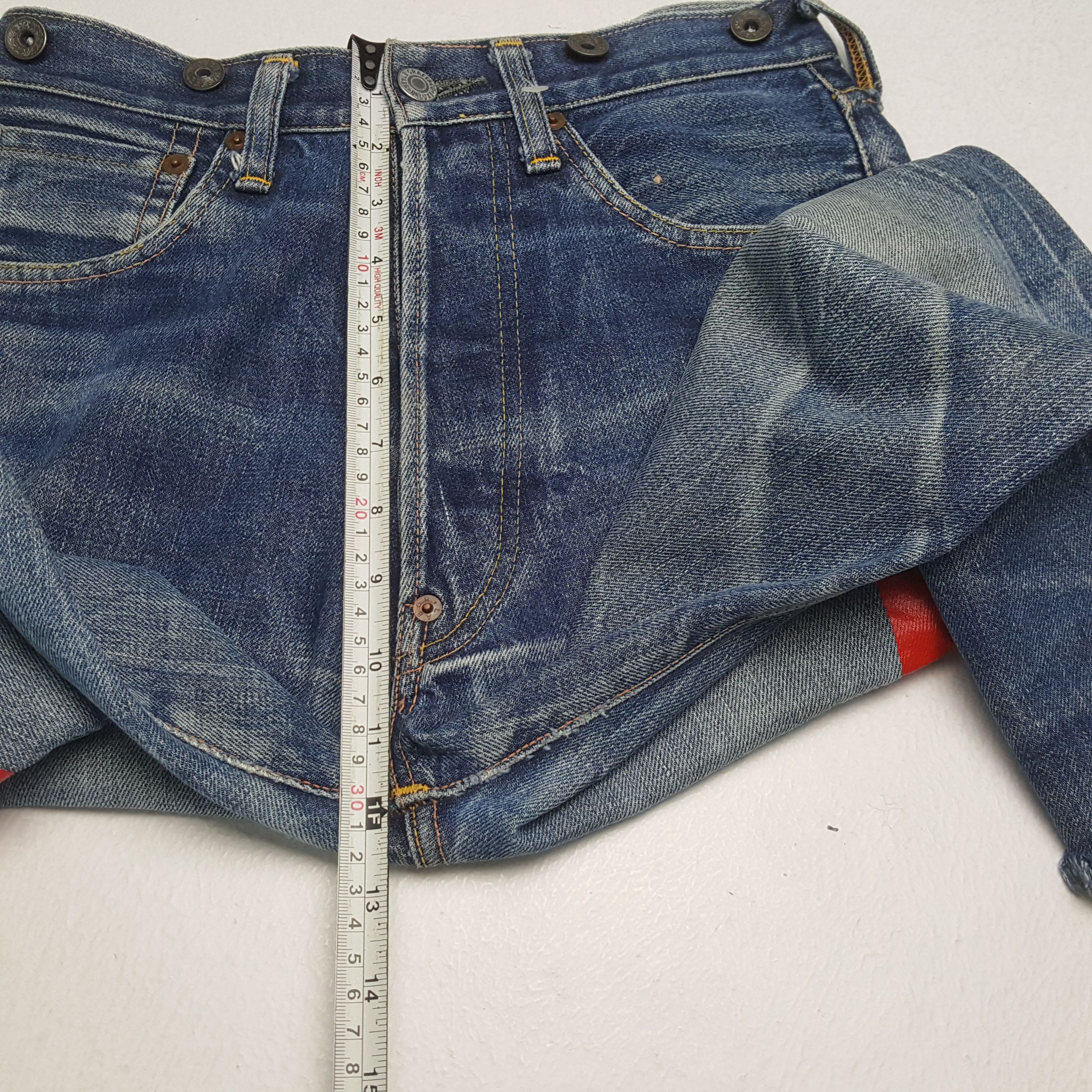 Evisu EVIS Japanese Brand Custom Daicock Short Jeans dp1 Size US 26 / EU 42 - 6 Thumbnail