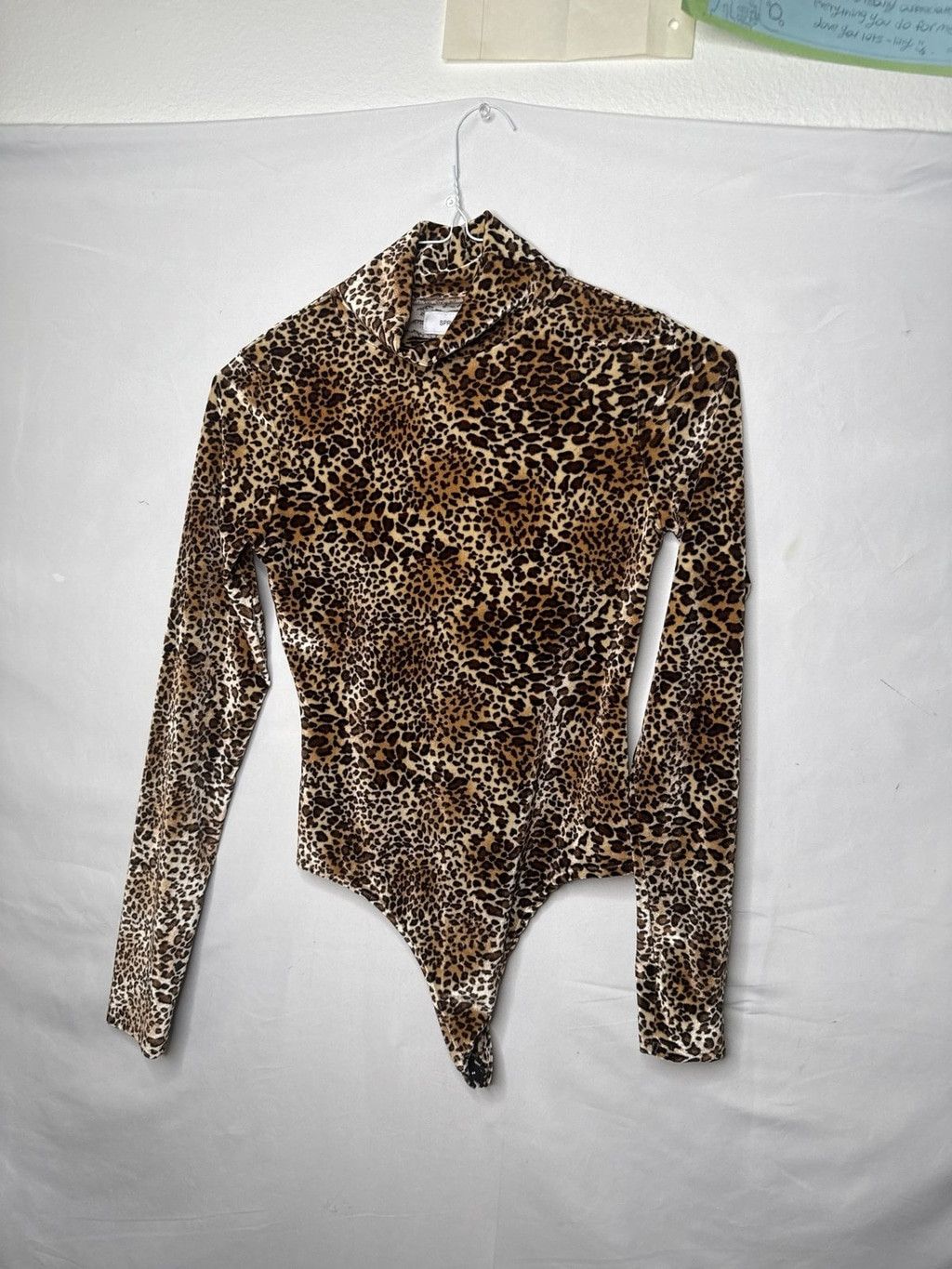 Other NWOT SPRWMN velour feel leopard long sleeve bodysuit sz S Size S / US 4 / IT 40 - 3 Thumbnail