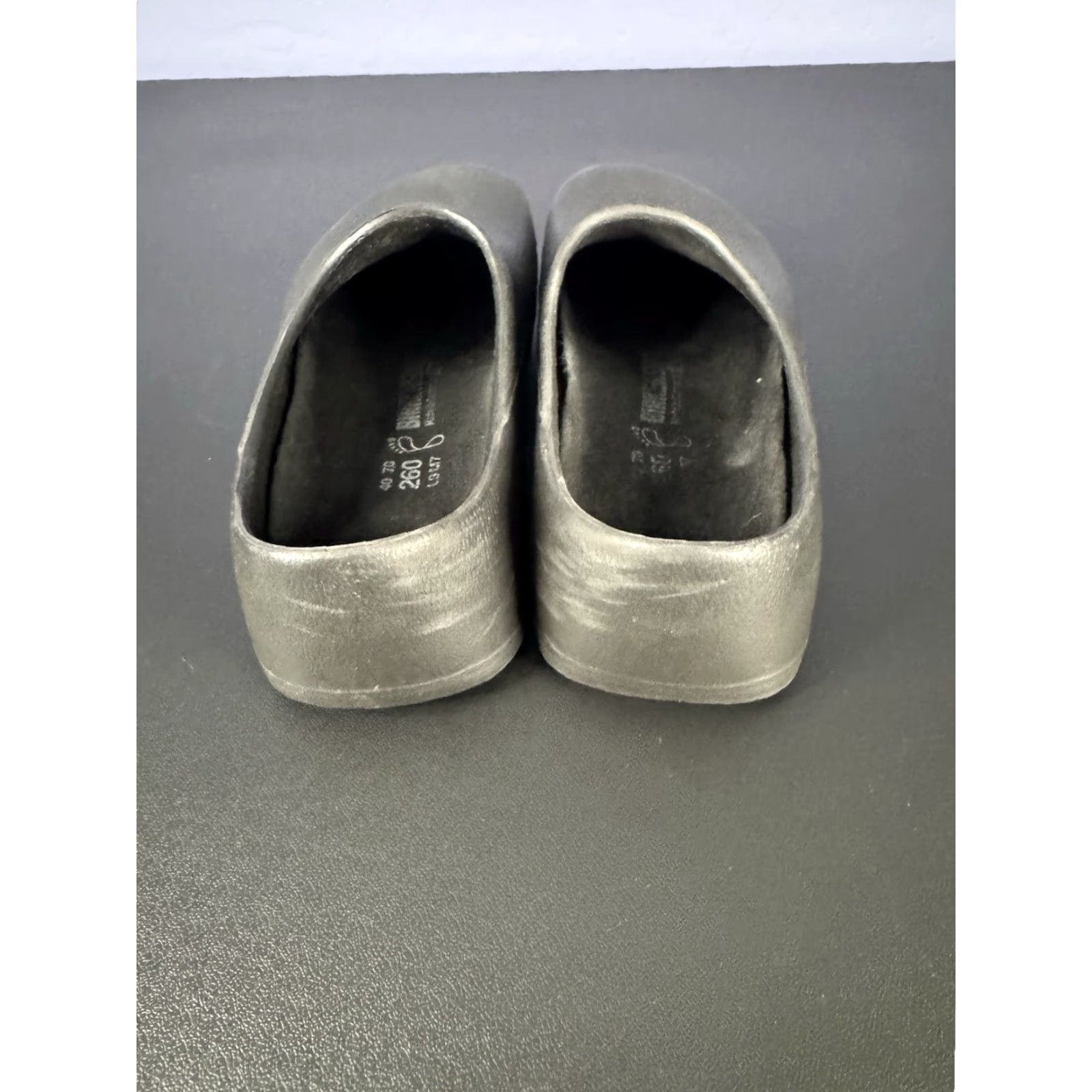 Birkenstock VINTAGE Birkenstock Birki Professional Unisex Profi Slip Resistant Sz 40 Black Clog Walking Slip Resistant Mens Womens Size ONE SIZE - 4 Thumbnail