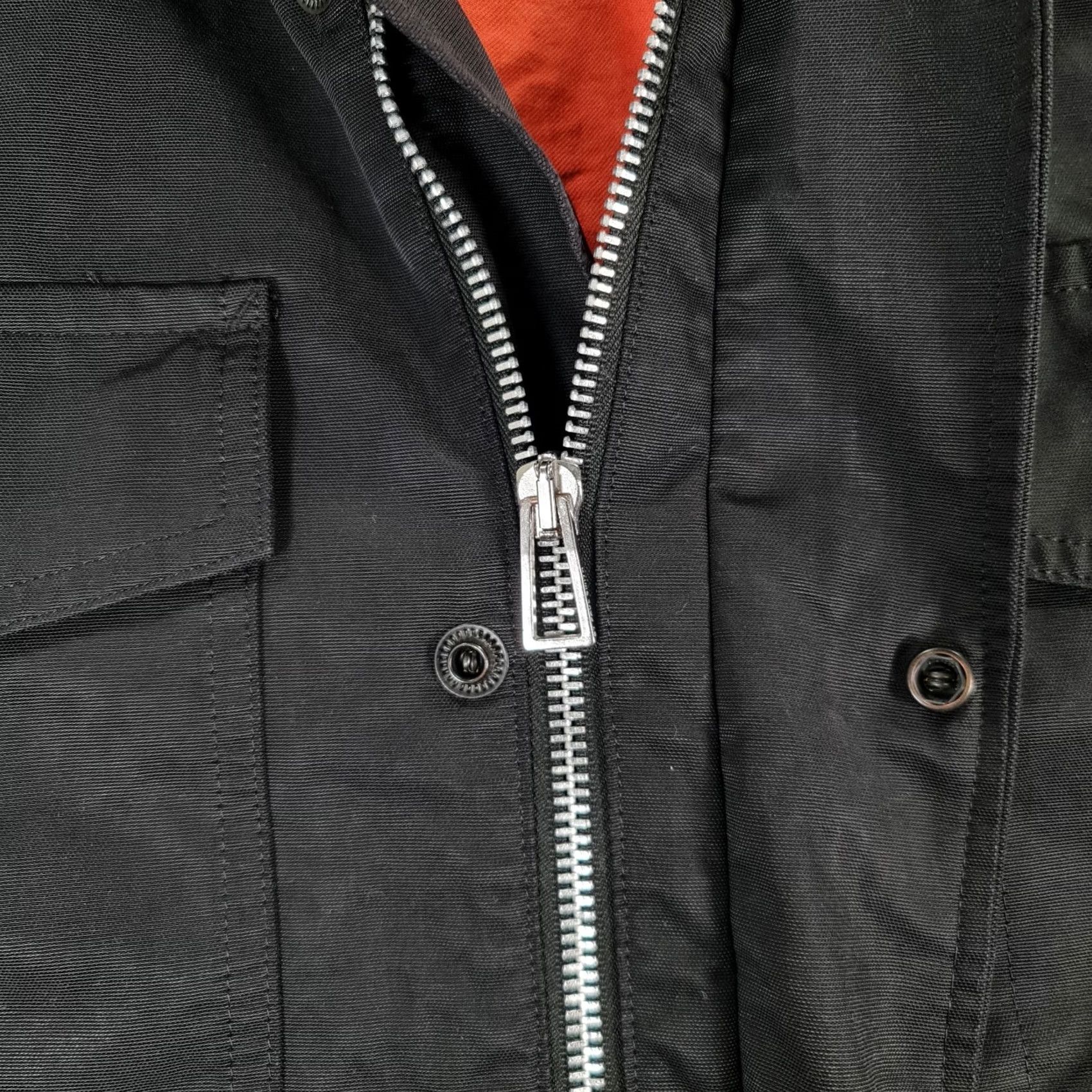 Paul Smith Paul Smith Mens Field Jacket Black Medium Full Zip Hooded Cotton Nylon Casual Size US M / EU 48-50 / 2 - 4 Thumbnail