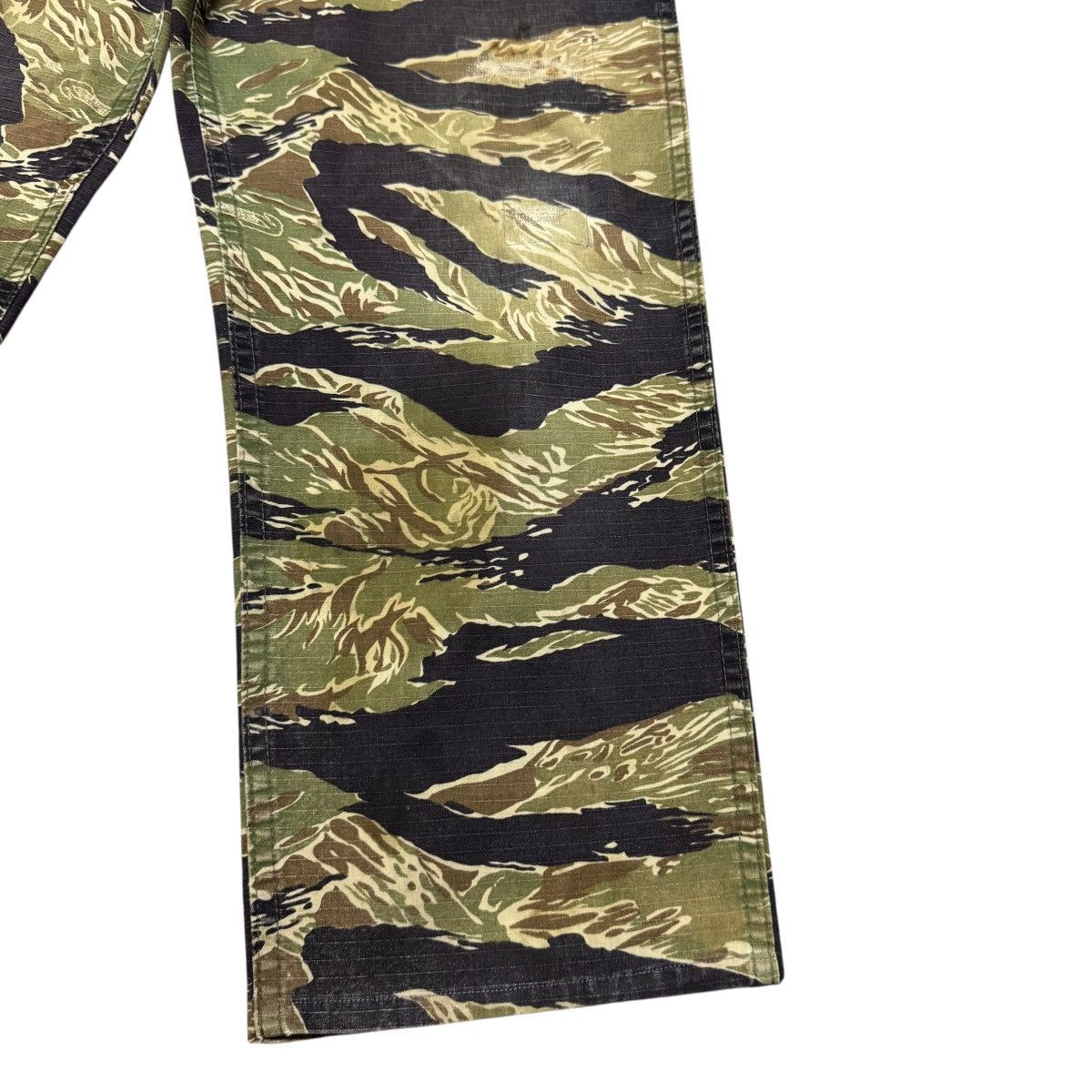 Vintage Vintage Gung Ho Tiger Stripe Fatigue Pant Ripstop Size US 31 - 9 Thumbnail