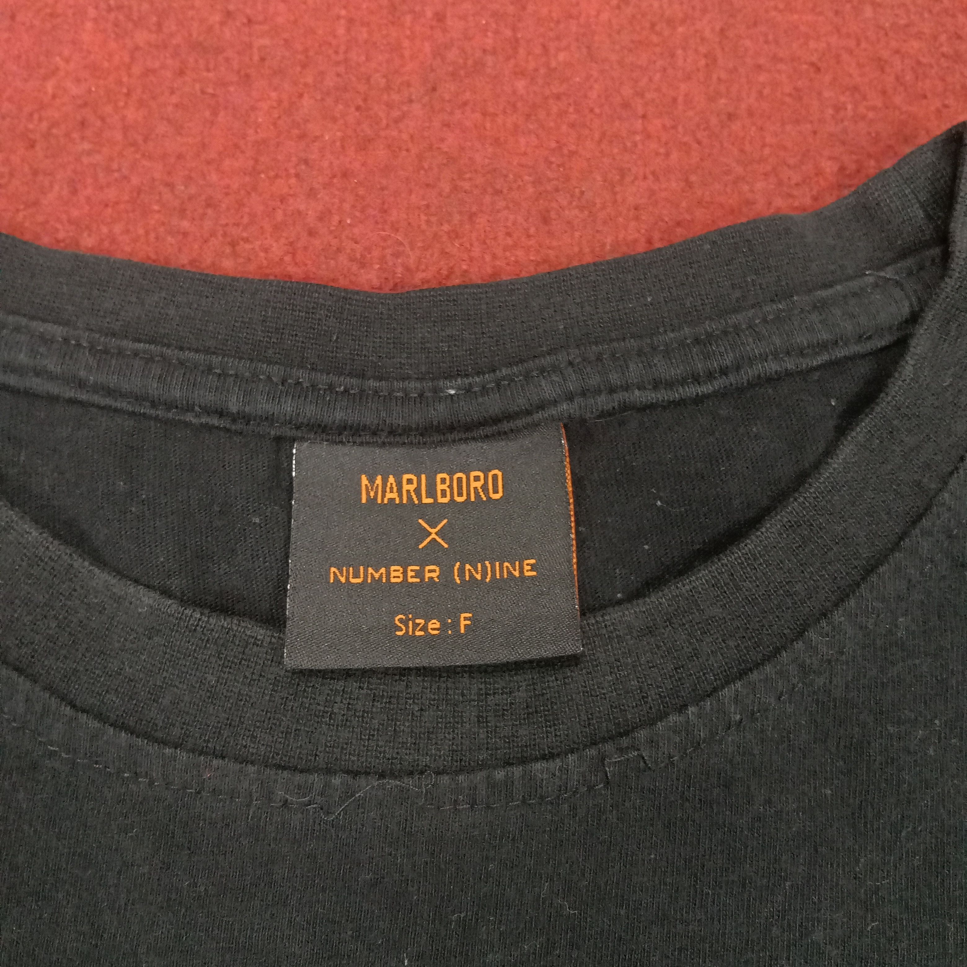 Japanese Brand × Number (N)ine × Vintage Marlboro X Number Nine Tshirt Streetwear Style Custom Art Size US L / EU 52-54 / 3 - 8 Thumbnail