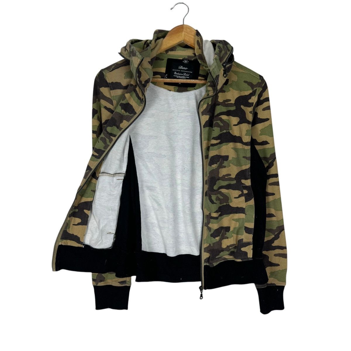 If Six Was Nine 🌟BENO MODERN BOXER HOODIE CAMO JACKET Size M / US 6-8 / IT 42-44 - 7 Thumbnail