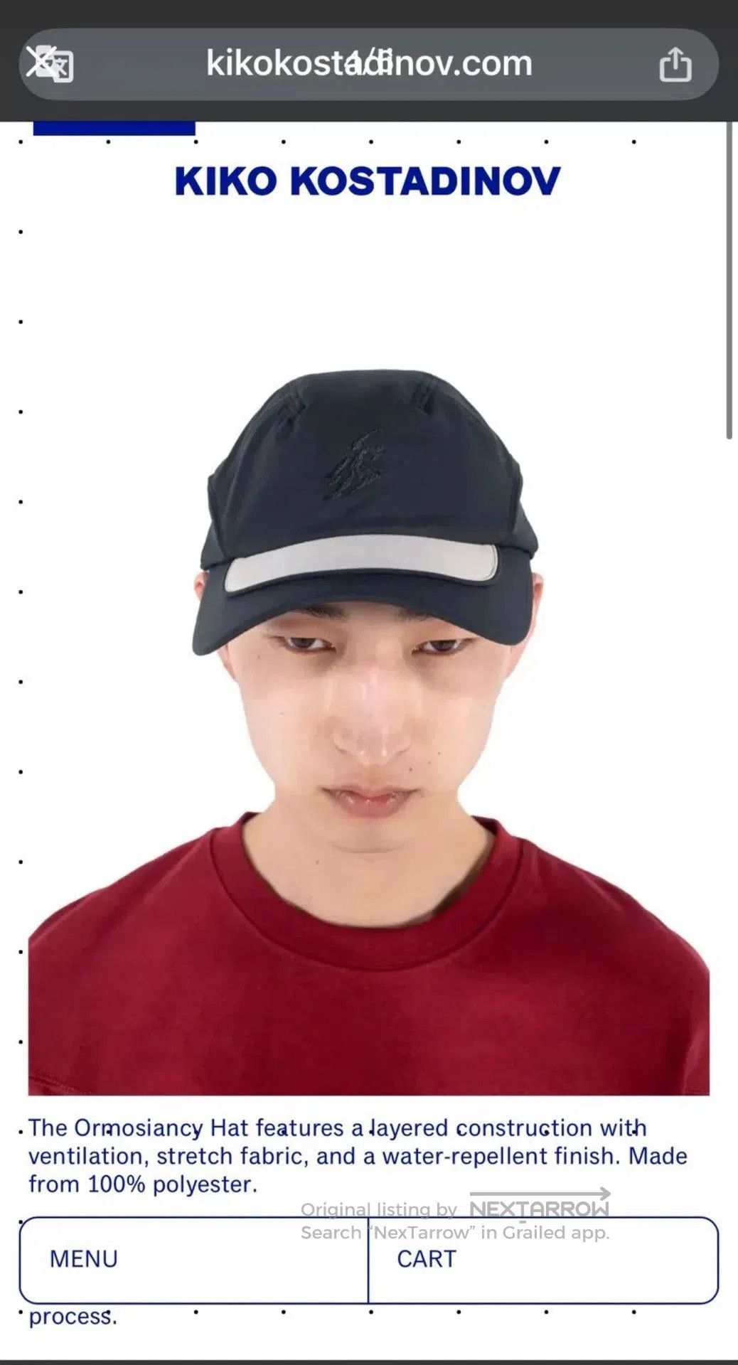 帽子 OTTO 958 One State Hat KIKO KOSTADINOV Kiko Kostadinov OTTO 958 One State Hat | Grailed