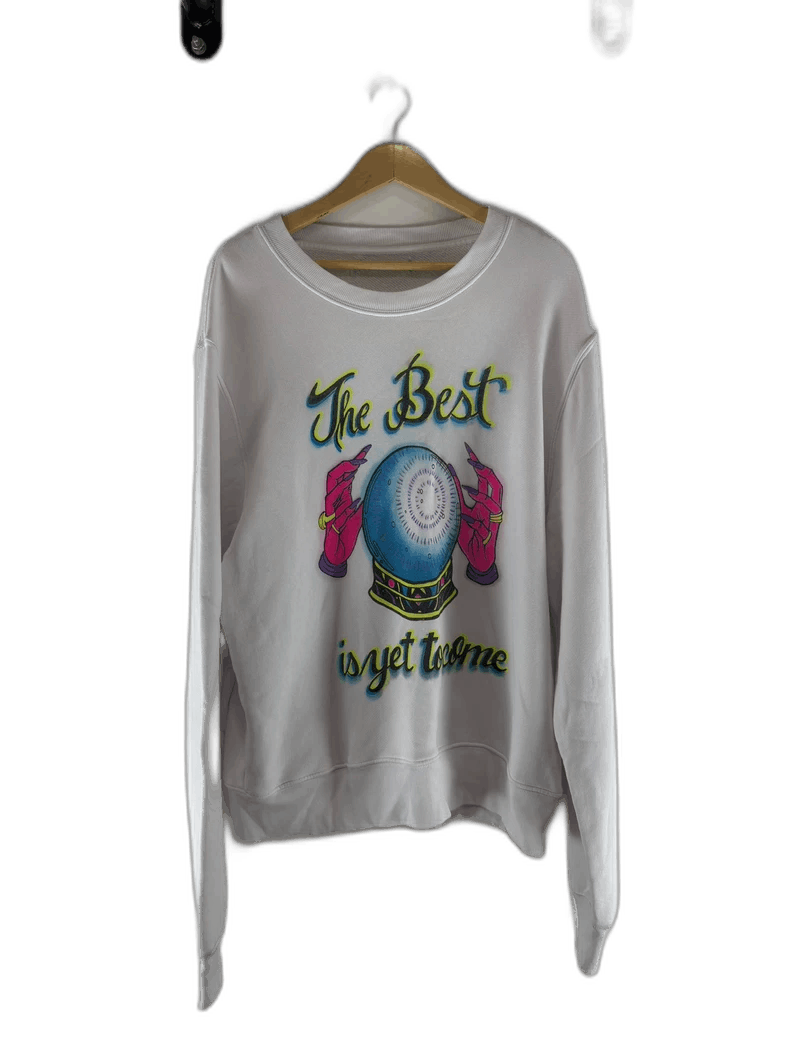 Amiri Amiri Classic Logo White Sweatshirt Size US M / EU 48-50 / 2 - 1 Thumbnail