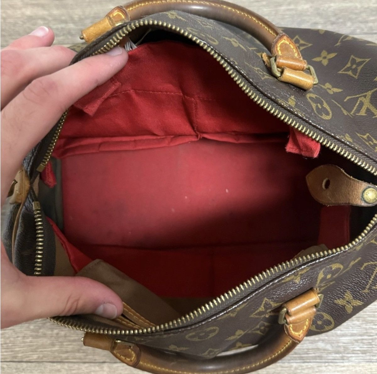 Louis Vuitton Vintage Louis Vuitton Speedy 30 Bag Size ONE SIZE - 10 Thumbnail
