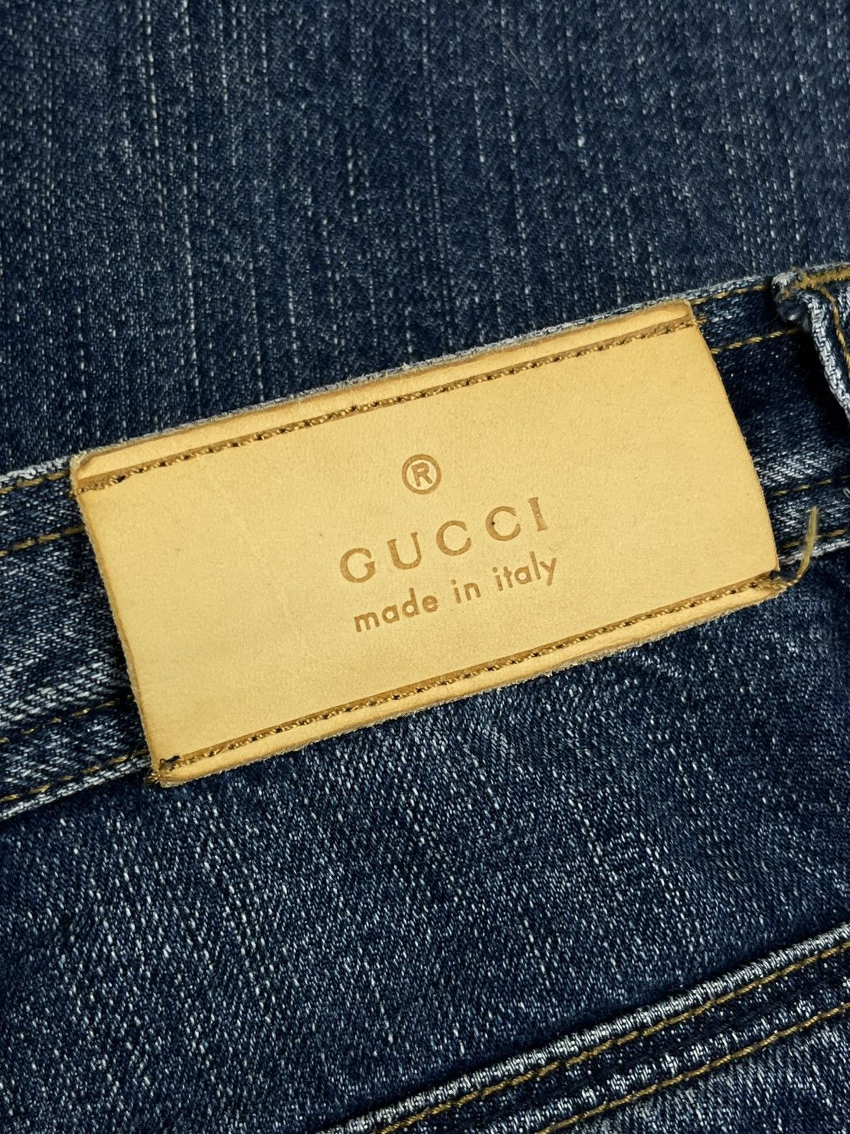 Gucci Gucci Tom Ford Horsebit Wide Leg Bootcut Denim Jeans Size US 34 / EU 50 - 5 Thumbnail