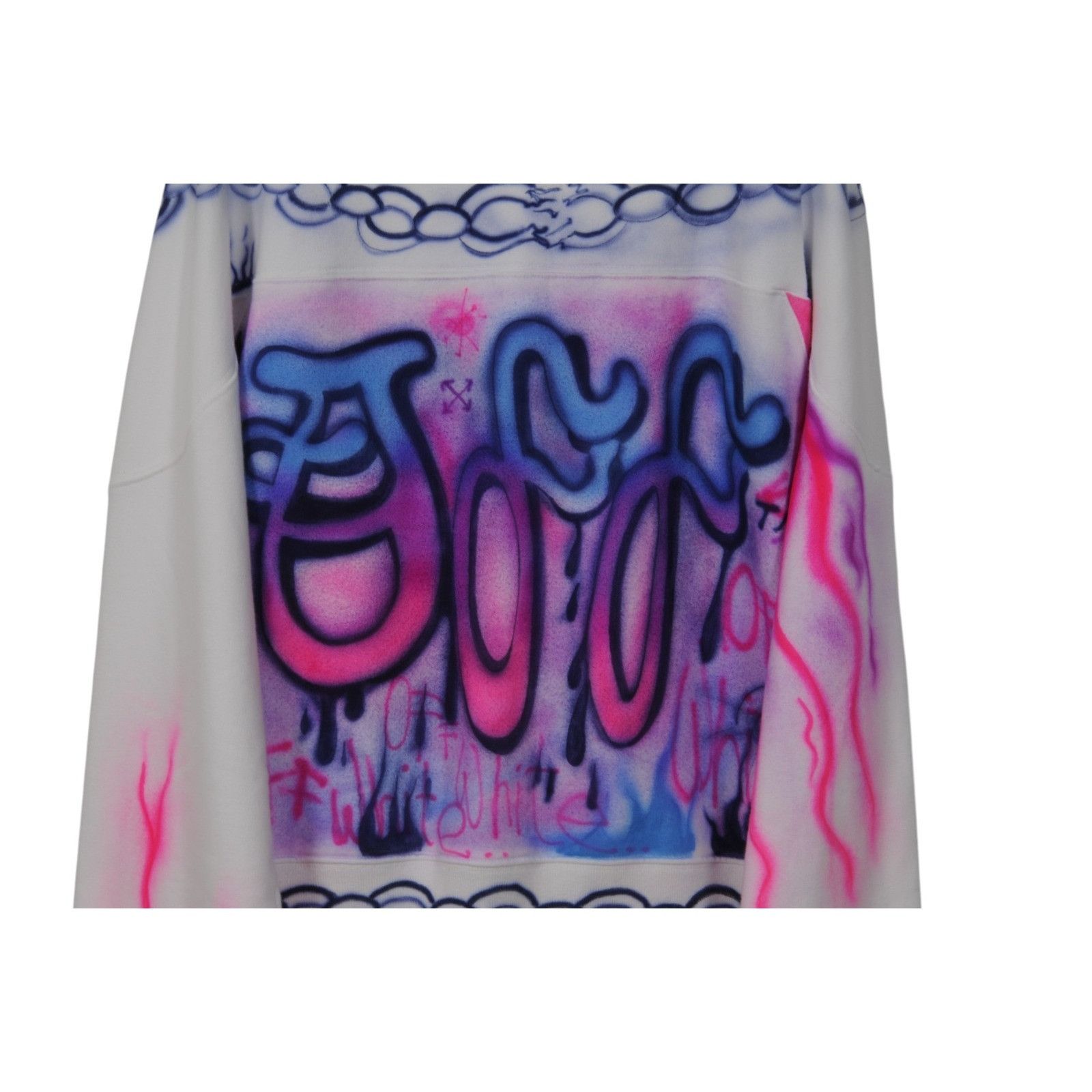 Off-White Off White Babybrush Crewneck Graffiti Contour Sweater Size US XL / EU 56 / 4 - 3 Thumbnail