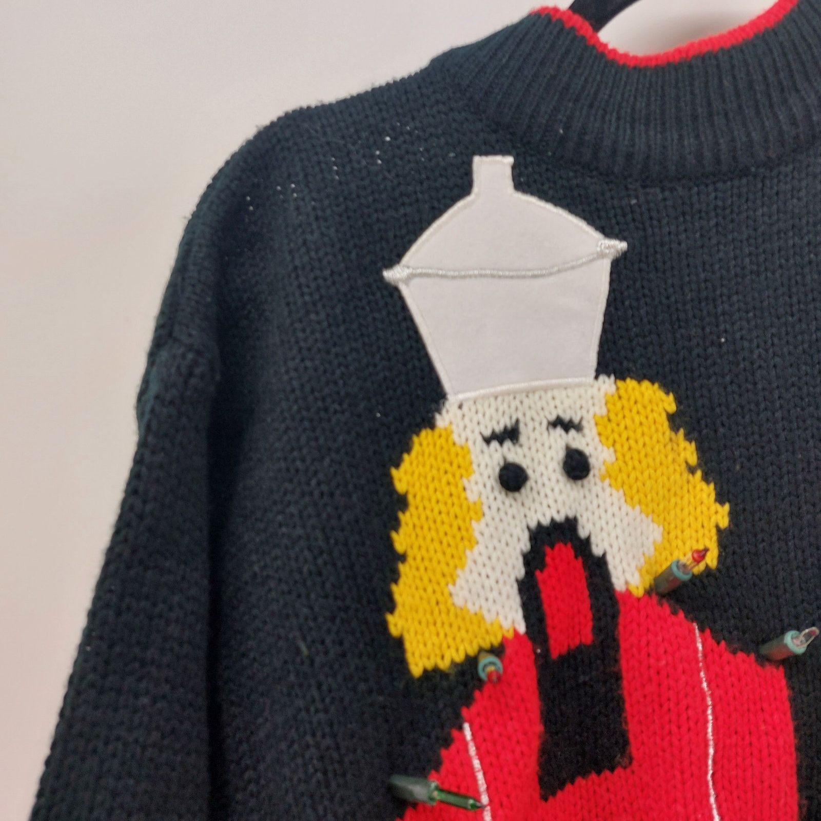 Vintage JJ.Fargo Ugly Christmas Sweater Drummer Boy Nutcracker Sz M Size M / US 6-8 / IT 42-44 - 10 Thumbnail