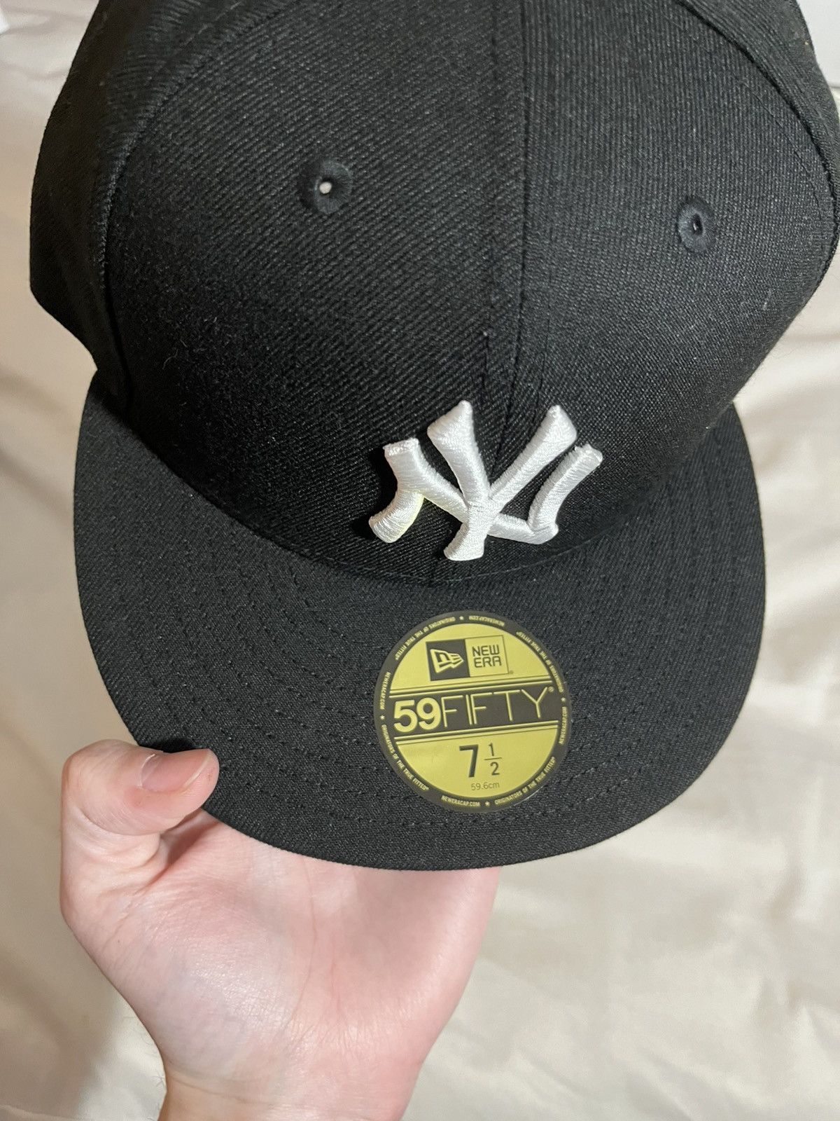 New York Yankees Ny yankees fitted hat 59fifty size 7 1/2 Size ONE SIZE - 2 Thumbnail