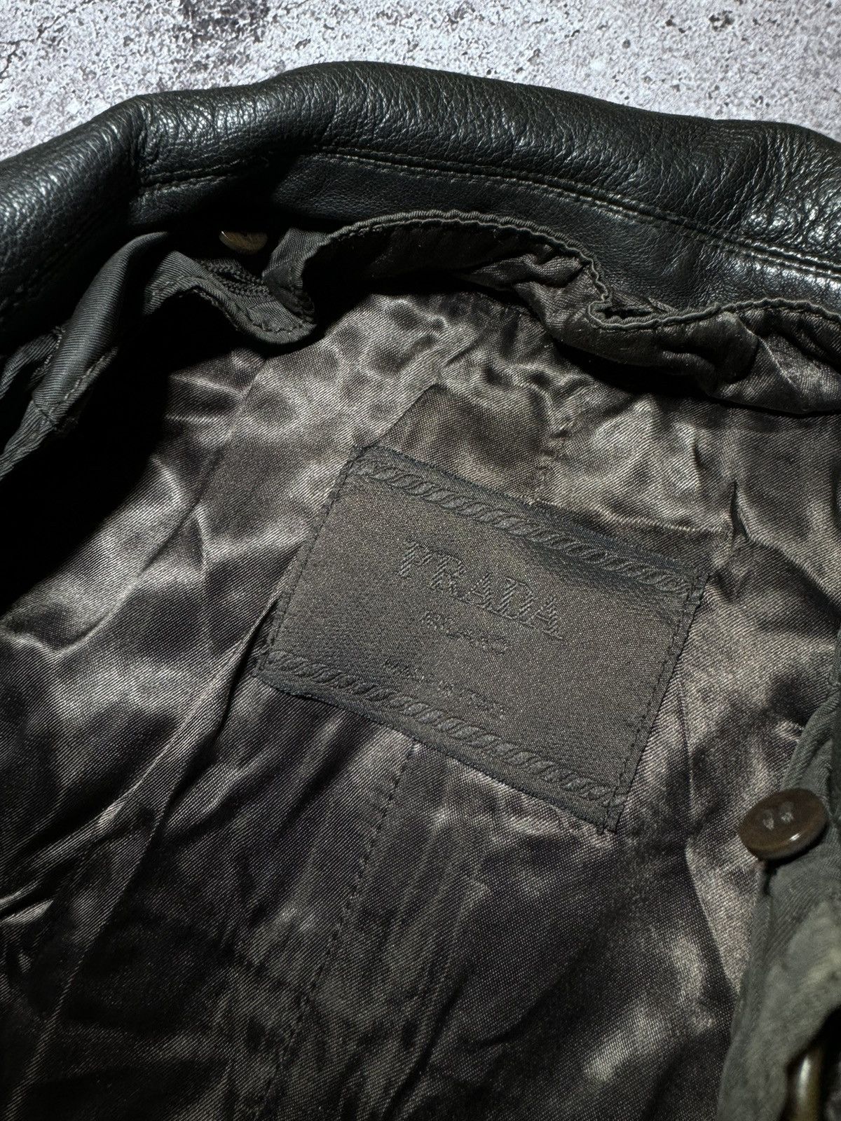 Prada Prada Milano Vintage Luxury Leather Brown Jacket Size S / US 4 / IT 40 - 13 Thumbnail