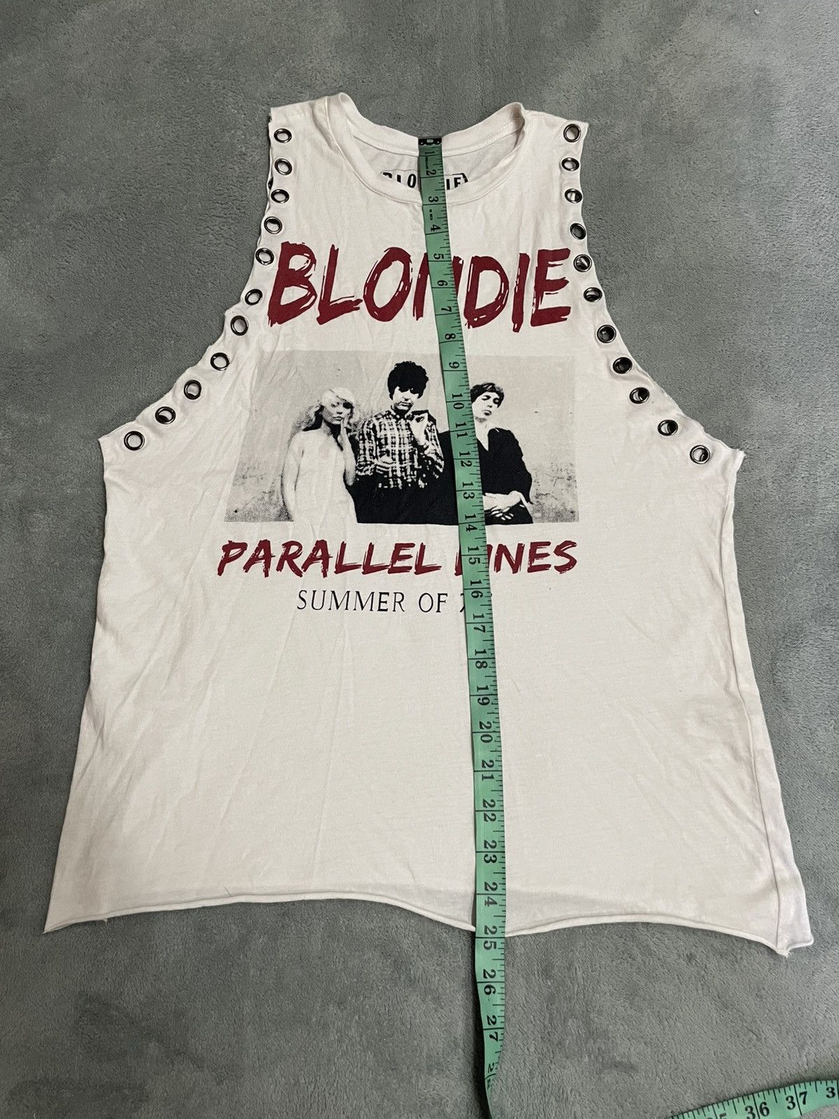 Band Tees RARE BLONDIE PARALLEL LINES SUMMER OF 78 SLEEVELESS Size US S / EU 44-46 / 1 - 8 Thumbnail