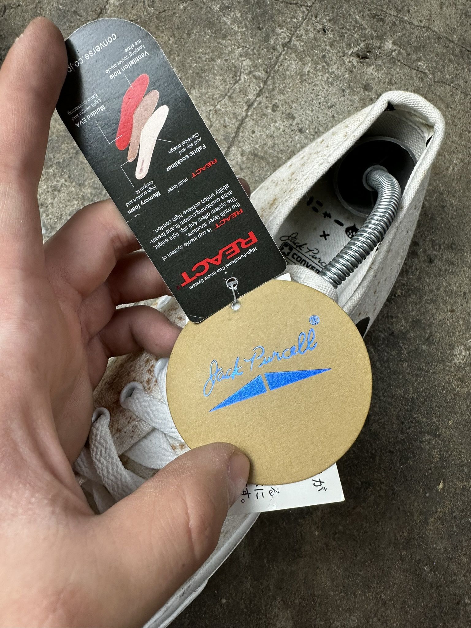 Ne-Net Rare Ne-Net x Converse x Jack Purcell Paint Trainers Size US 8 / EU 41 - 14 Thumbnail