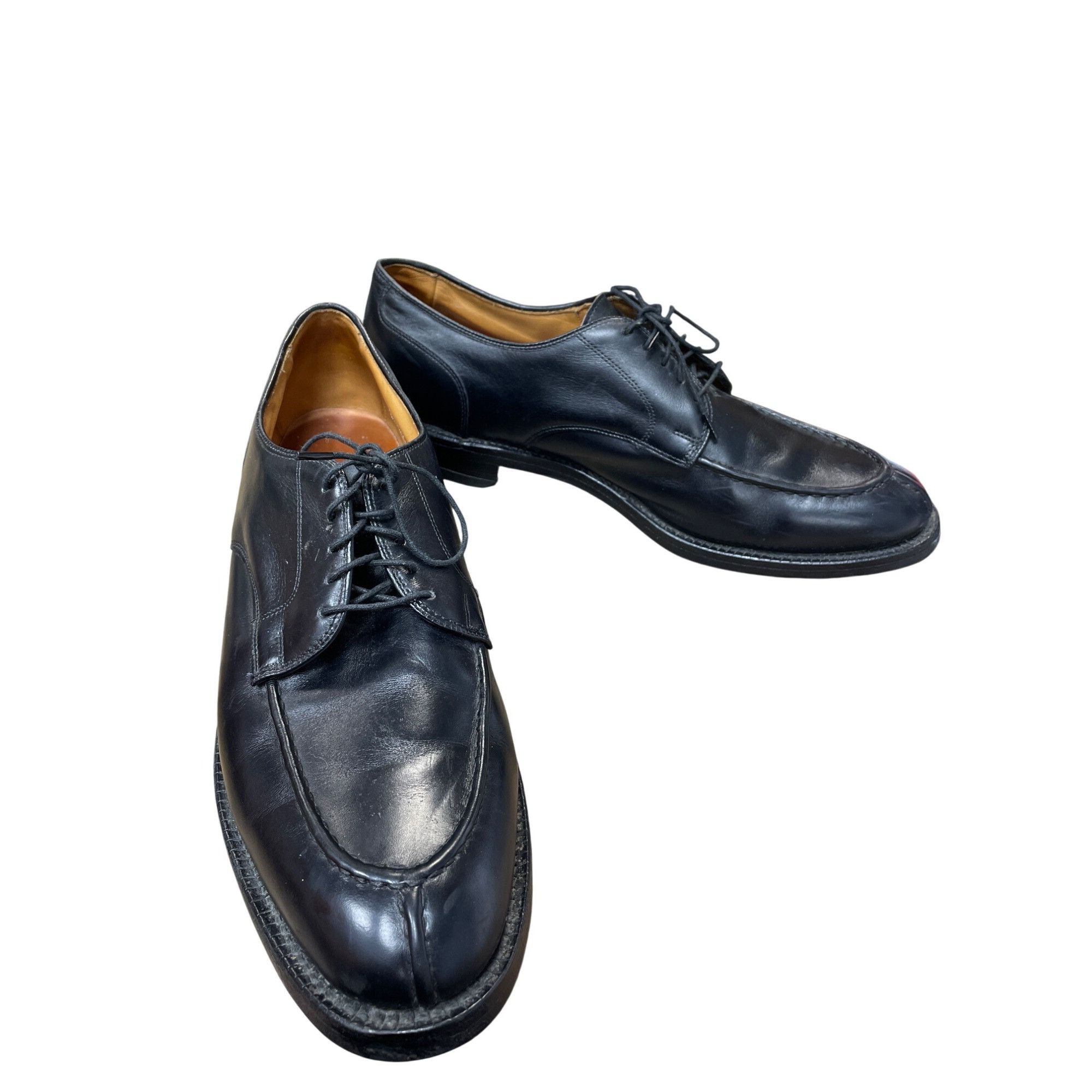 Allen Edmonds Allen Edmonds Bradley Mens Black Leather Split Toe Derby Sho Size US 12 / EU 45 - 21 Thumbnail