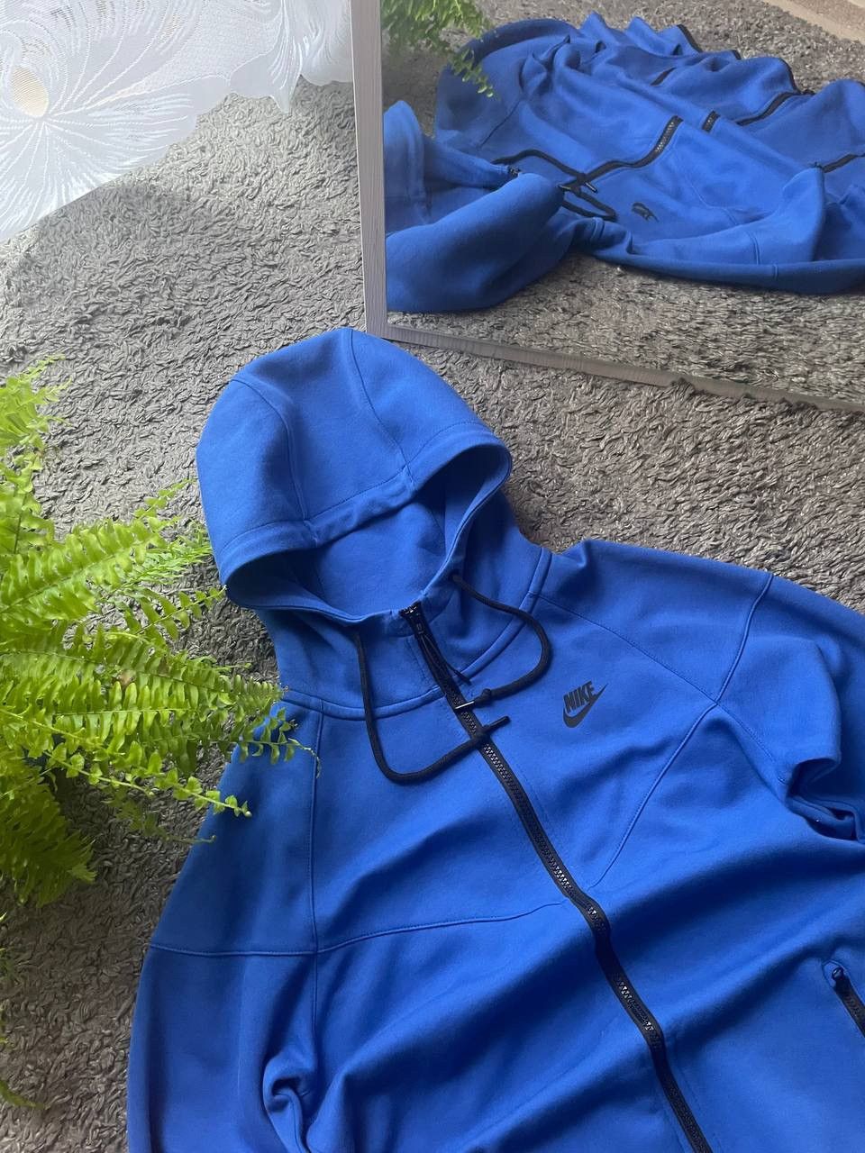 Designer × Nike Zip-Hoodie Nike Tech-Fleece Streetwear Drill Drip Logo Swag Size US S / EU 44-46 / 1 - 5 Thumbnail