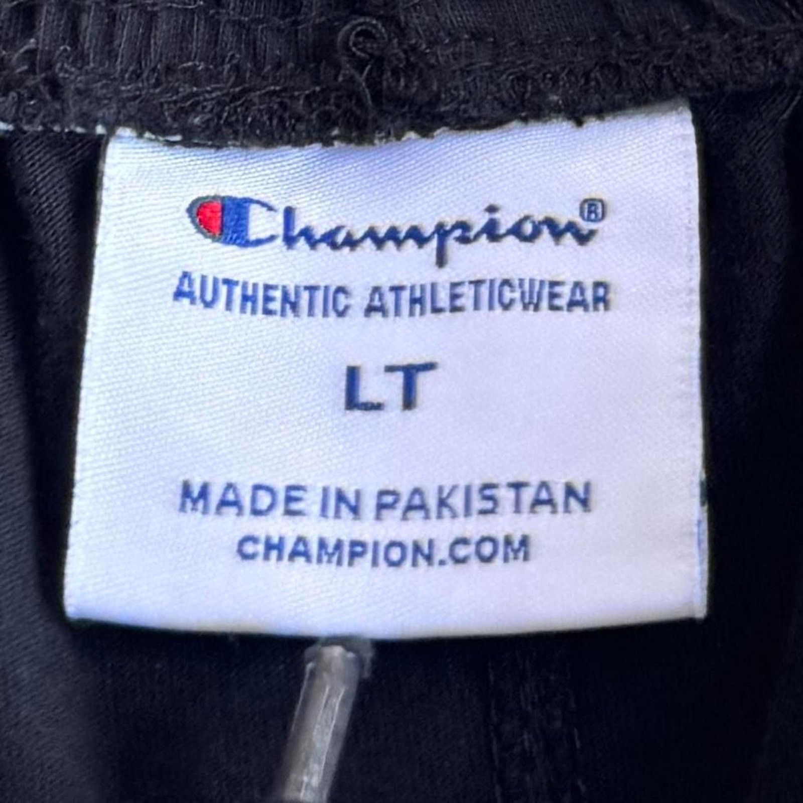 Champion × Playboi Carti Vintage Y2K Champion Black Embroidered Opium Sweatpants Size US 31 - 4 Thumbnail