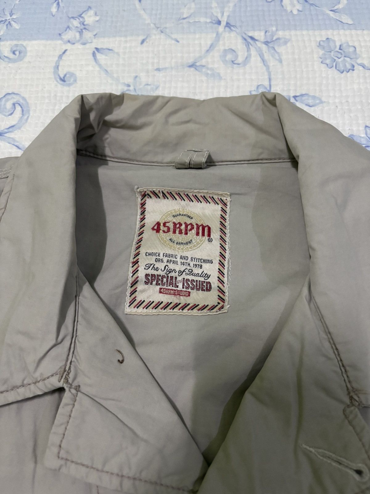 45rpm Japanese 45rpm Branded Jacket Size US L / EU 52-54 / 3 - 12 Thumbnail