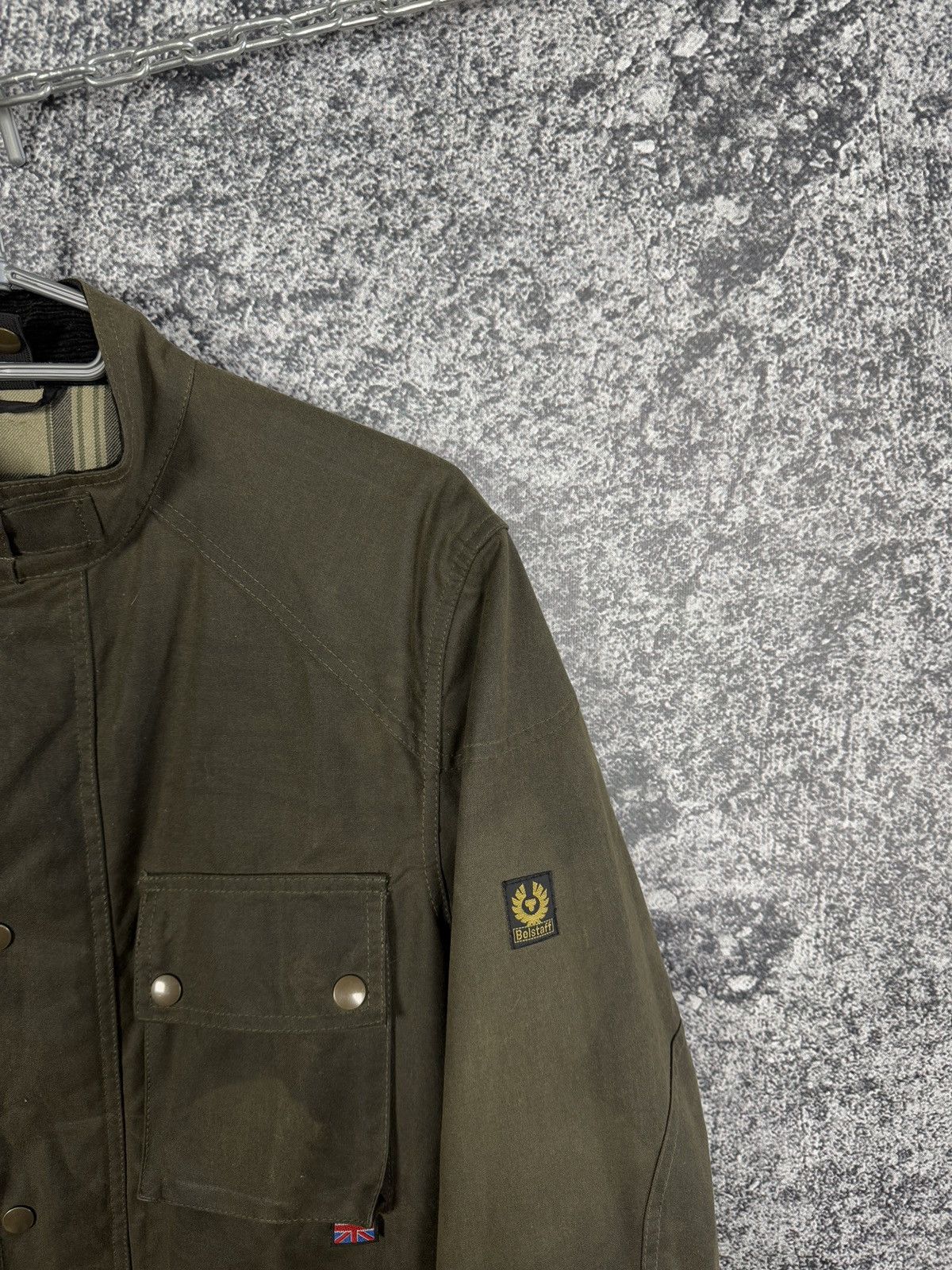 Belstaff Belstaff Waxed Jacket England Wax Biker Vintage Size 48 Size US M / EU 48-50 / 2 - 2 Thumbnail