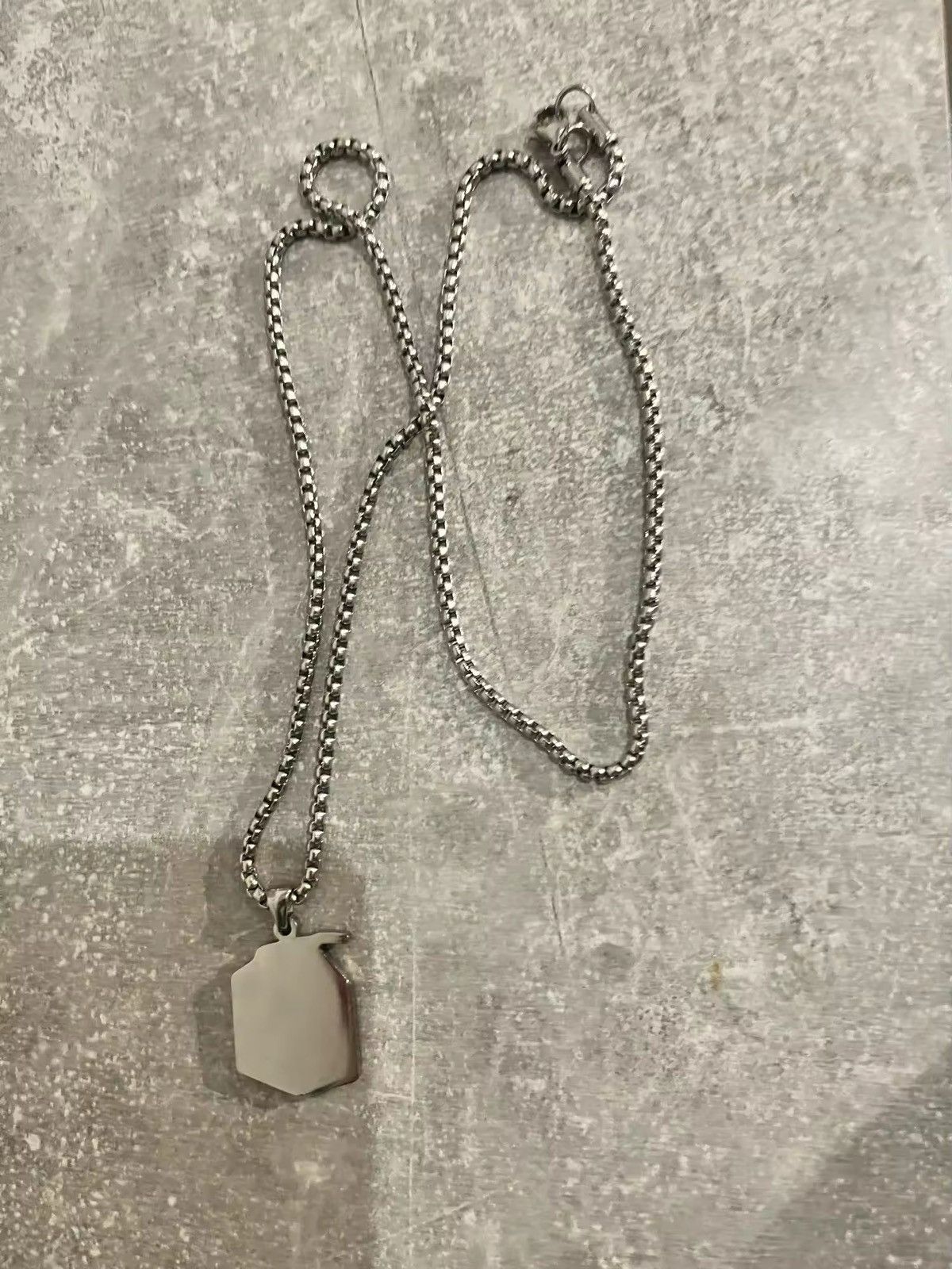 Vintage Fashion Juice Steel Pendant Necklace Size ONE SIZE - 5 Thumbnail