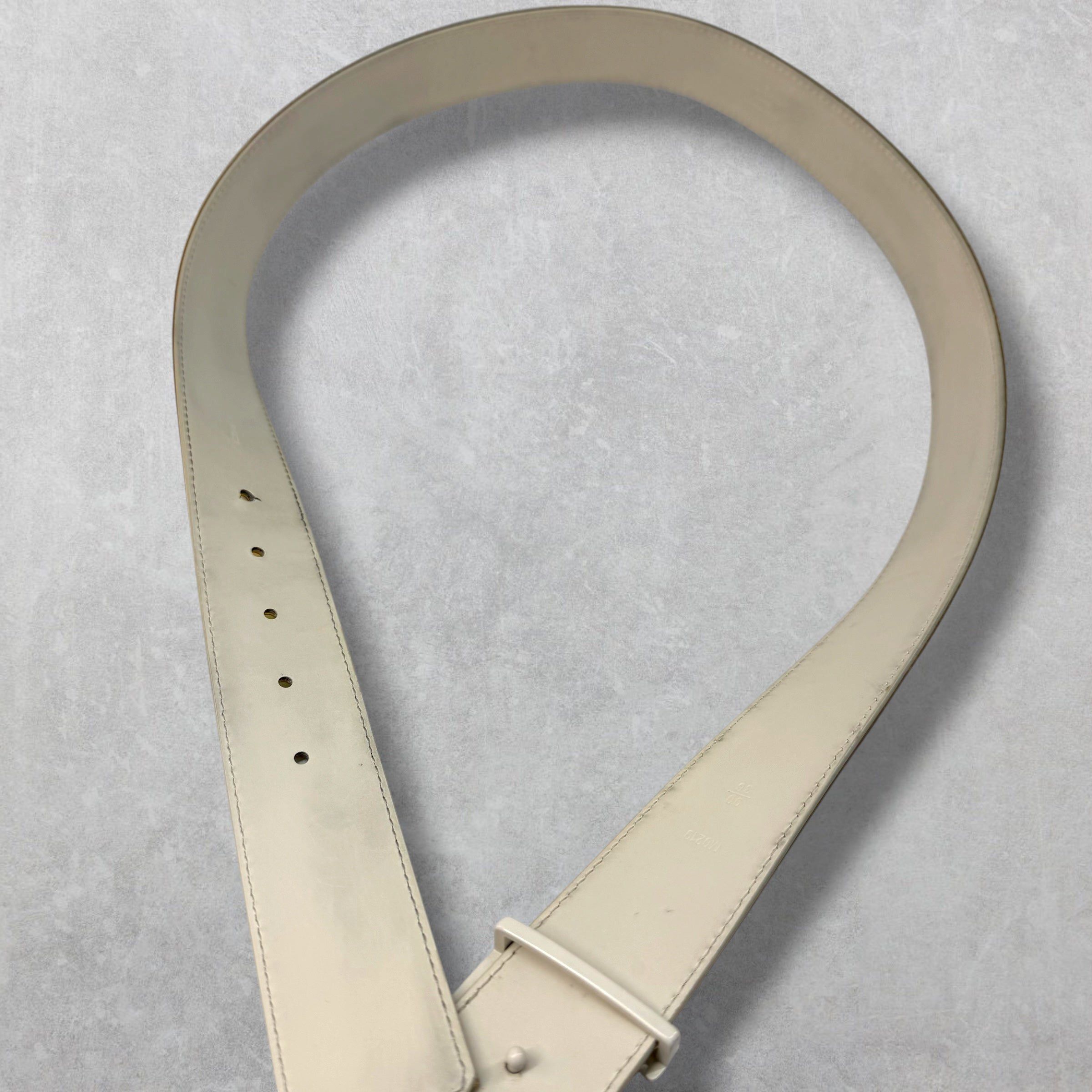 Louis Vuitton Louis Vuitton LV Shape Monogram 4MM Prism Belt 32 (90) Size 34 - 5 Thumbnail