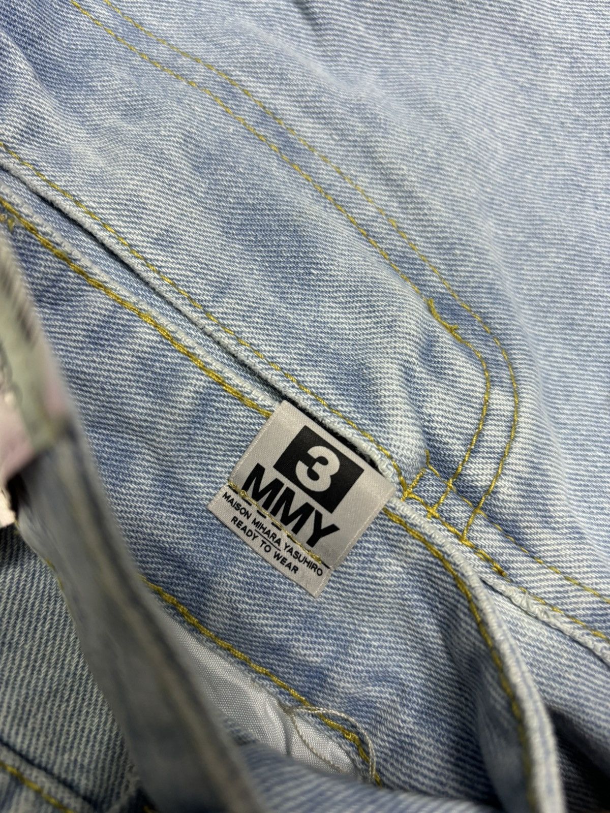 Maison MIHARA YASUHIRO 🔥MIHARAYASUHIRO AW20-21 PATCHWORK CUSTOM MADE BAGGY JEANS Size US 34 / EU 50 - 11 Thumbnail