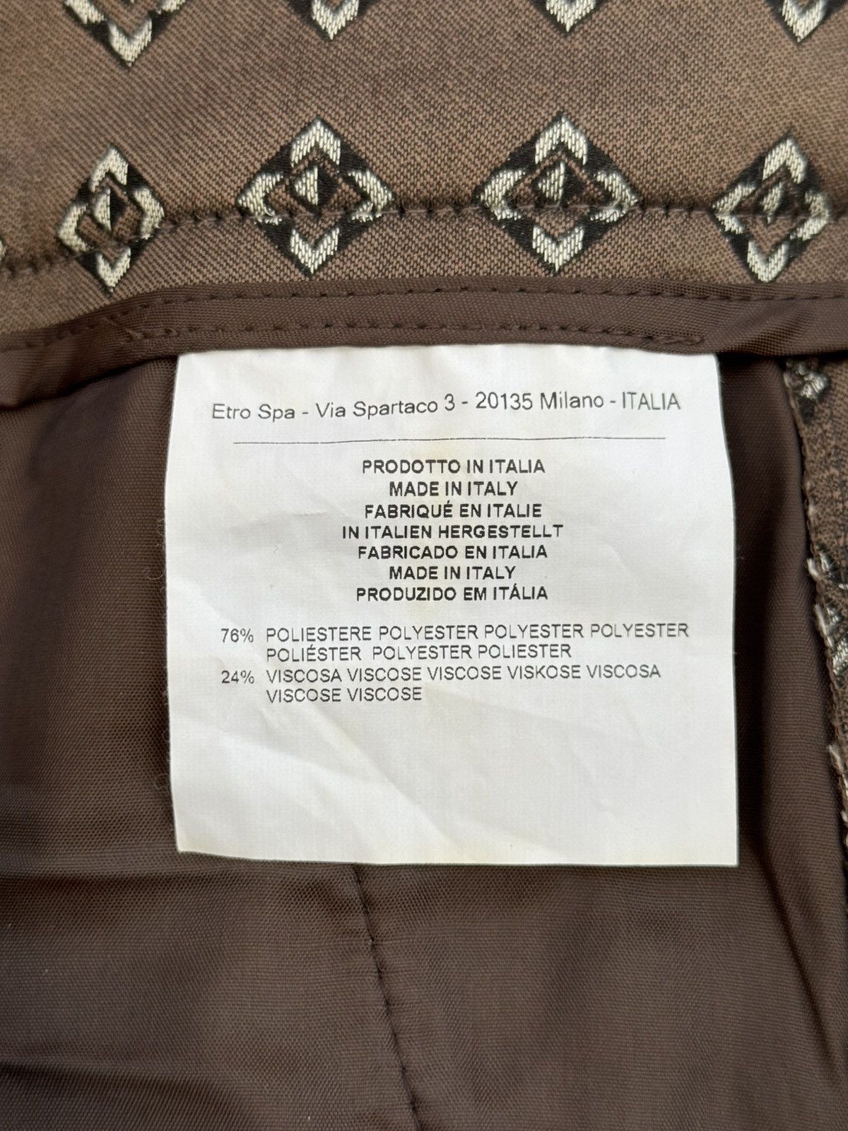 Etro Etro Carrot Pants Brown Size 27" / US 4 / IT 40 - 6 Thumbnail