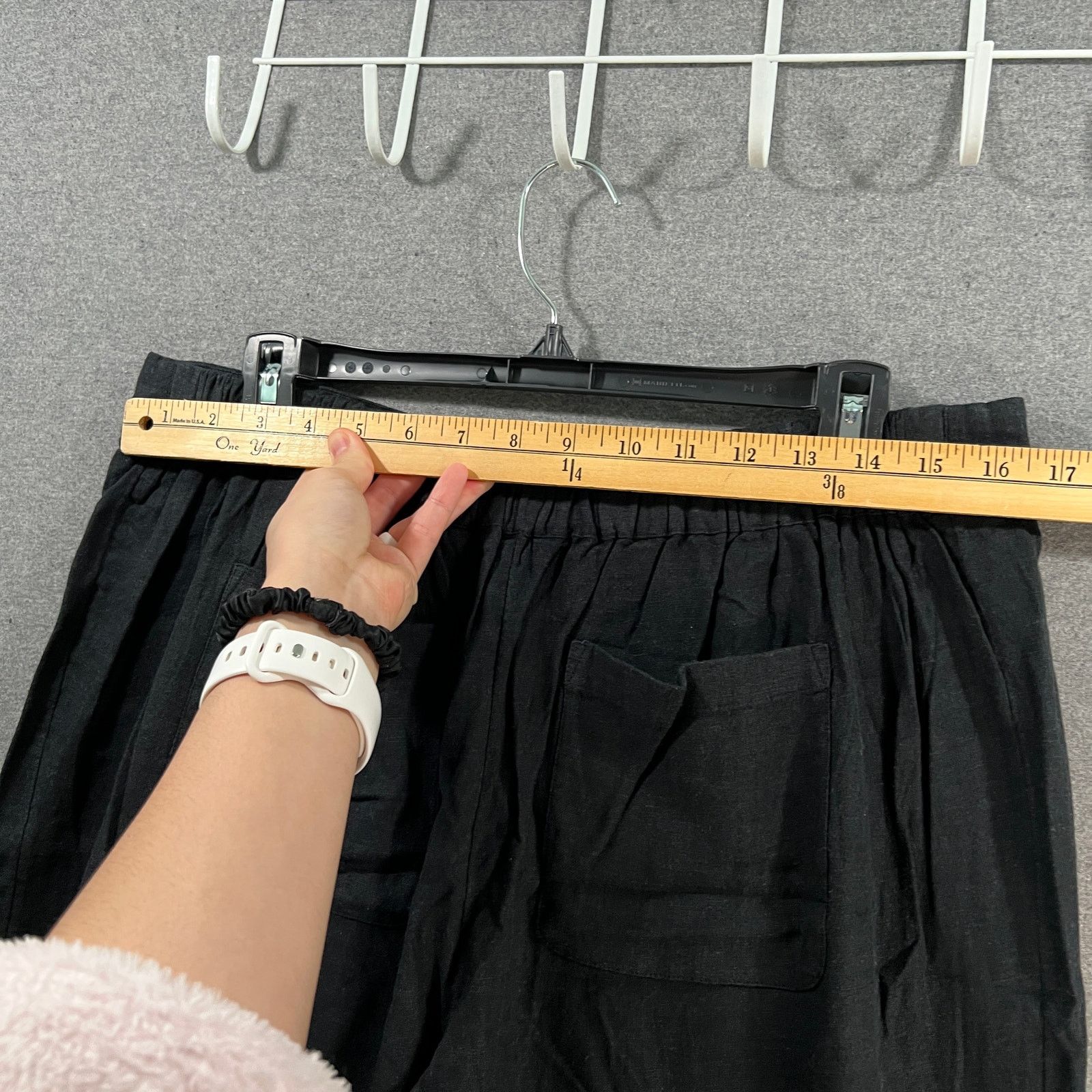 Other Isaac Mizrahi Live! Regular Linen Blend Pants Black, Reg 14 Size 36" / US 14 / IT 50 - 5 Thumbnail