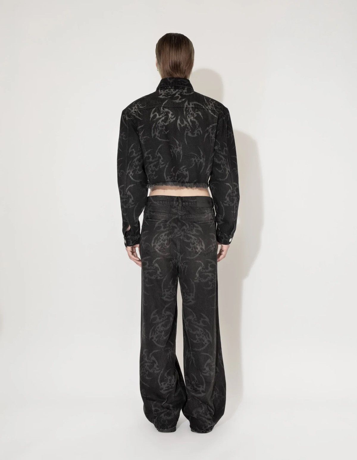 Han Kjobenhavn !DS! FW22 Han Kjobenhavn Tribal Baggy Distressed Denim Pants Size US 32 / EU 48 - 3 Thumbnail