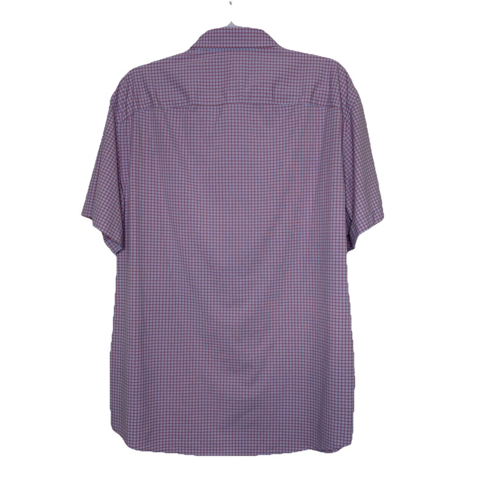 UNTUCKit UNTUCKit Performance Nylon Plaid Button Front Shirt Slim Fit Size US XXL / EU 58 / 5 - 4 Thumbnail