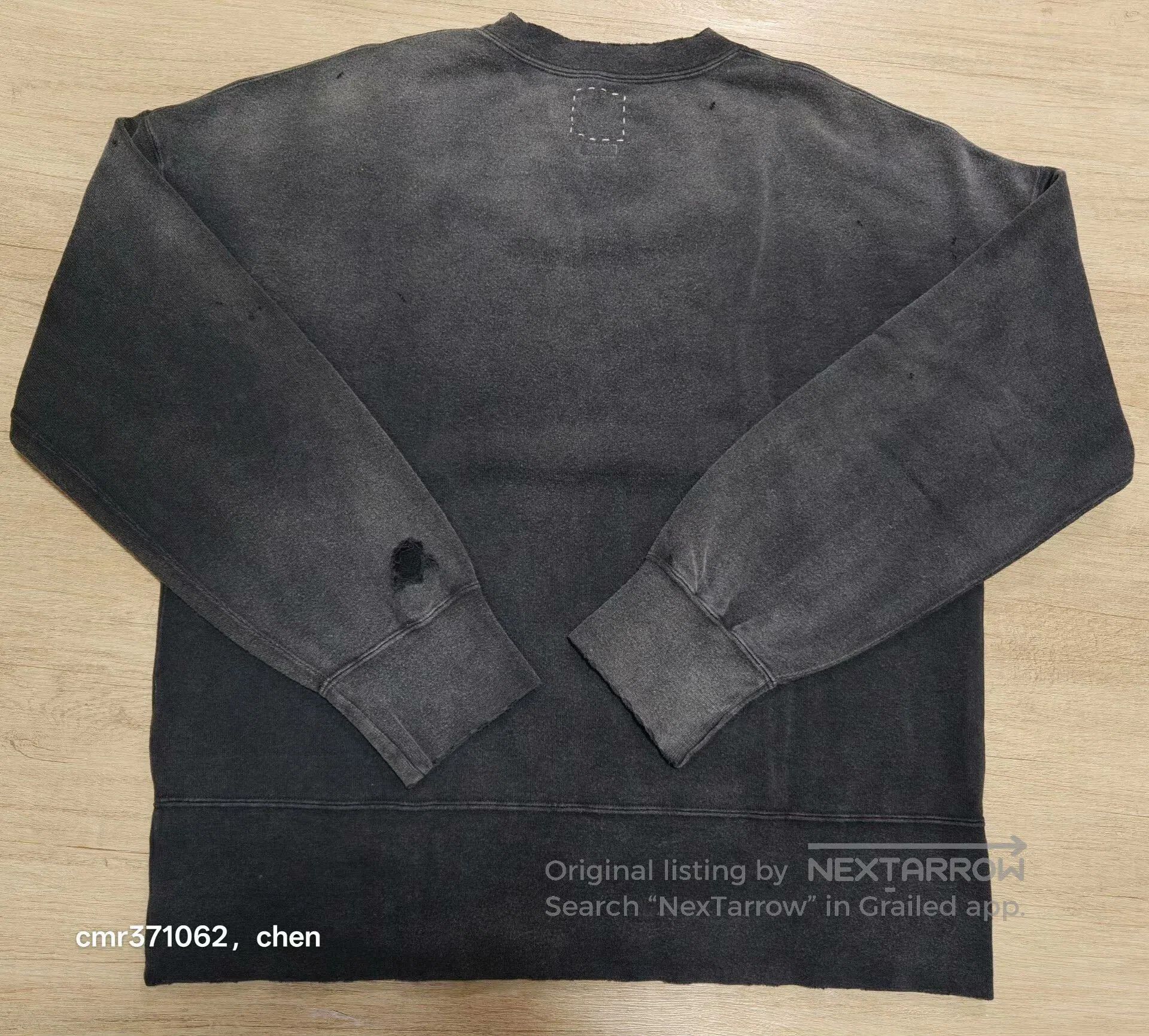 Visvim VISVIM 23SS COURT SWEAT L/S CRASH. Size US XL / EU 56 / 4 - 7 Thumbnail