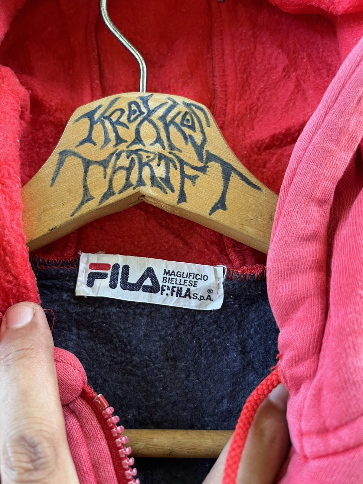 Fila × Vintage STEALS Vintage Fila Half Zipper Hoodie Sweetshirts 90s Size US L / EU 52-54 / 3 - 4 Thumbnail