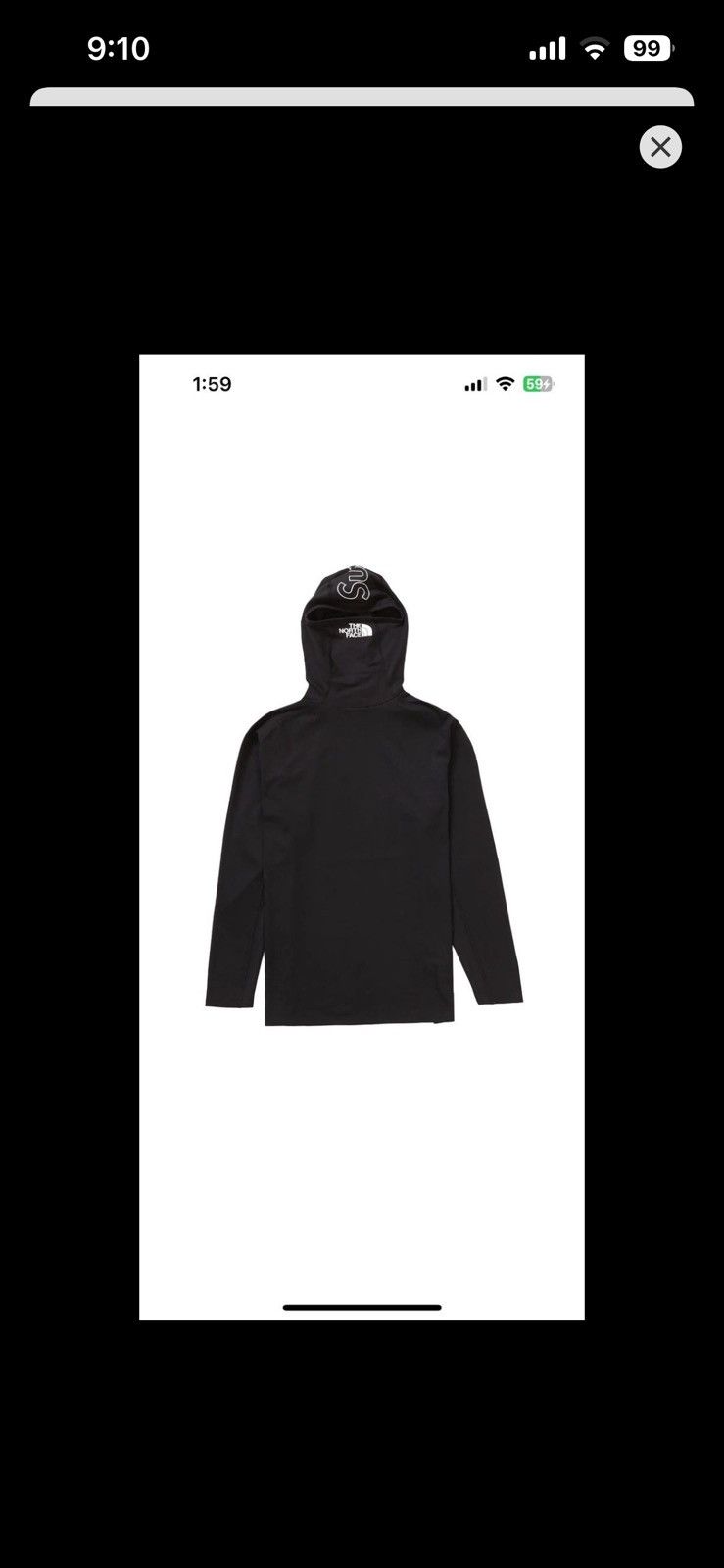 Supreme × The North Face Supreme The North Face Base Layer L/S Top Size US XL / EU 56 / 4 - 13 Thumbnail